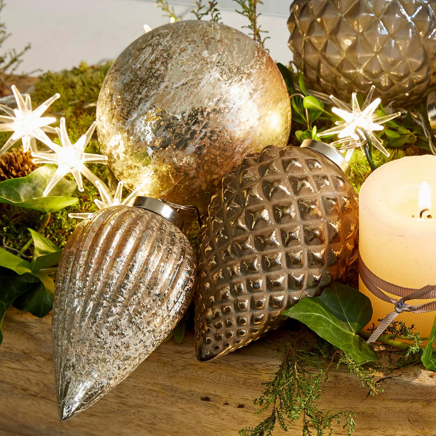 Lot de 6 décorations de Noël Layounne