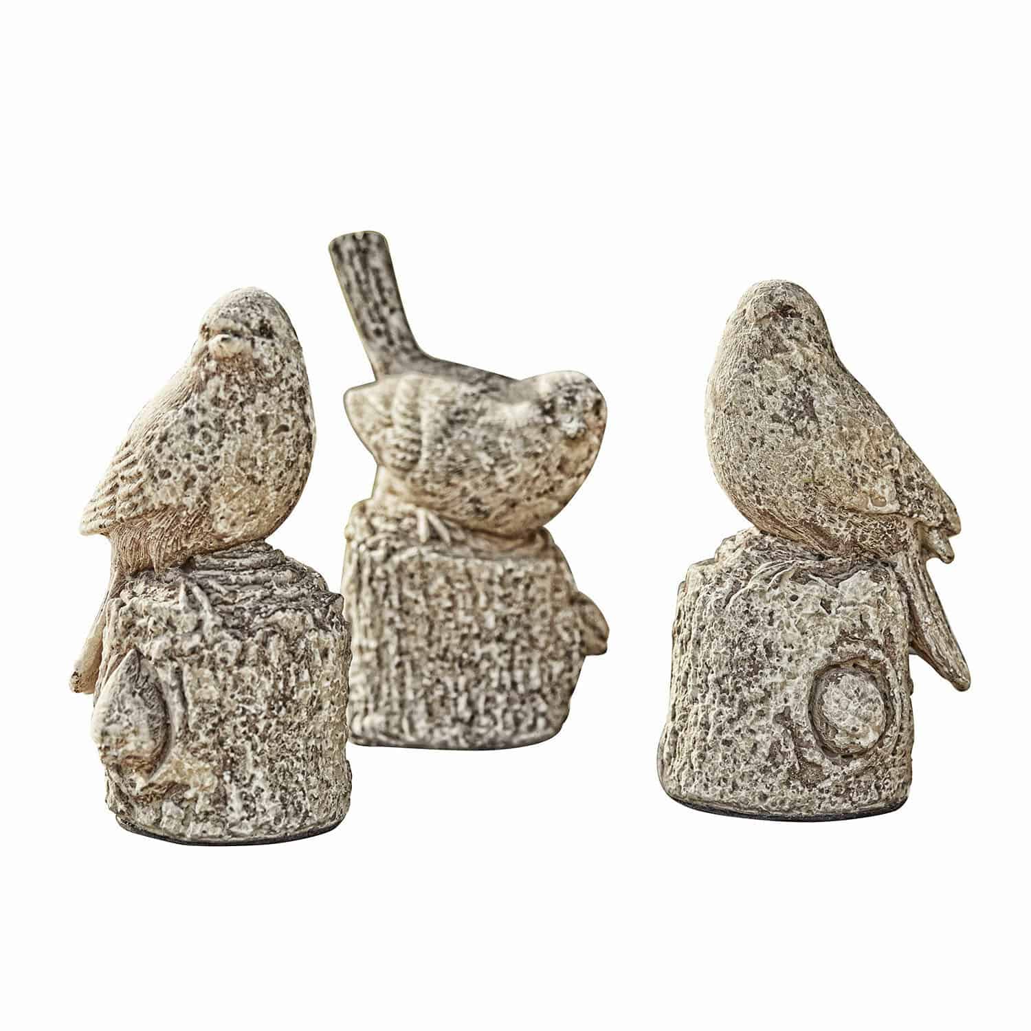 Lot de 3 oiseaux décoratifs Prilly