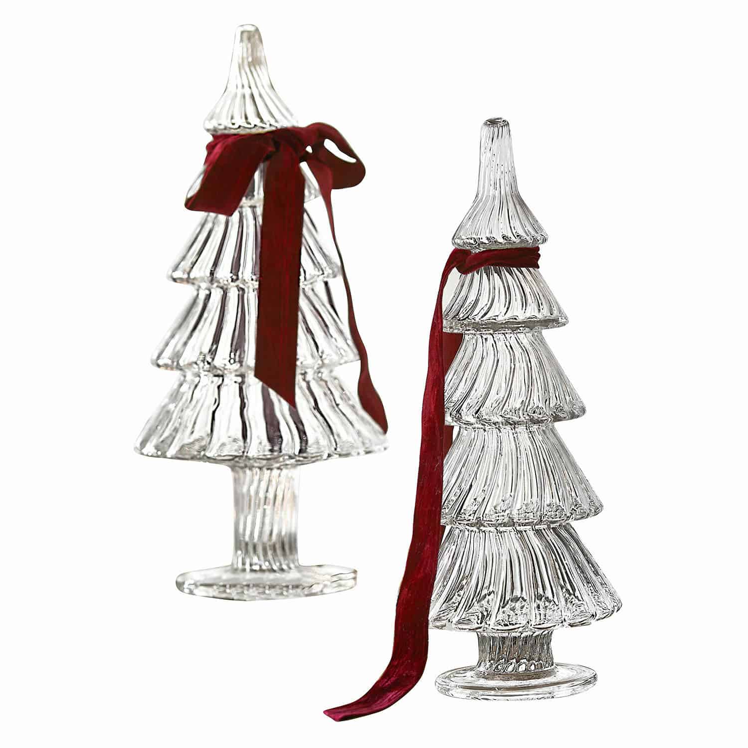 Lot de 2 sapins décoratifs Girondelle