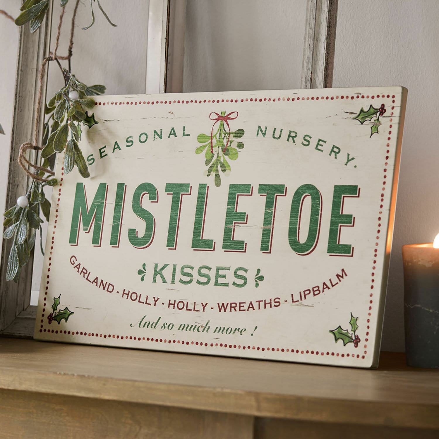 Plaque décorative Mistletoe