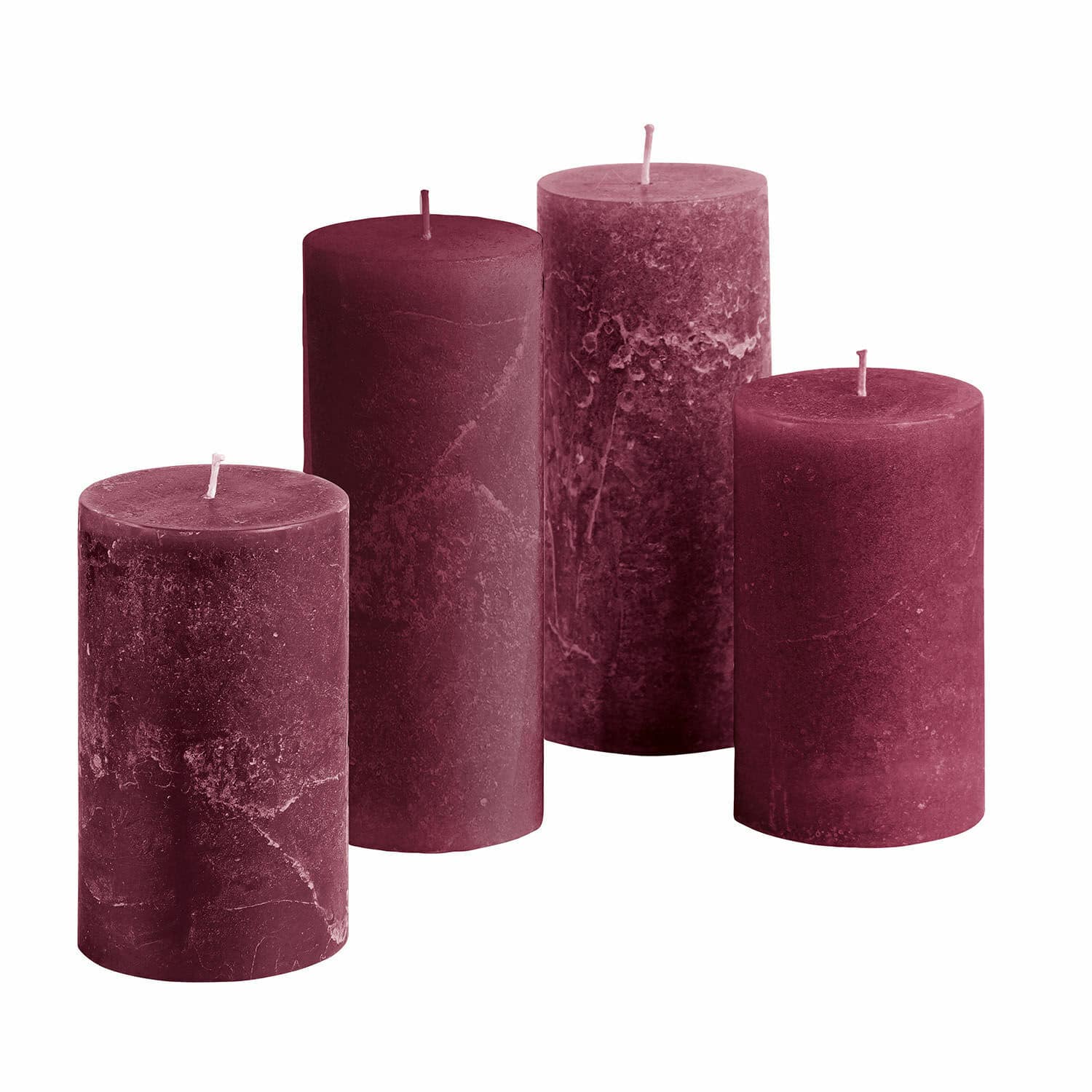 Lot de 4 bougies Berekua