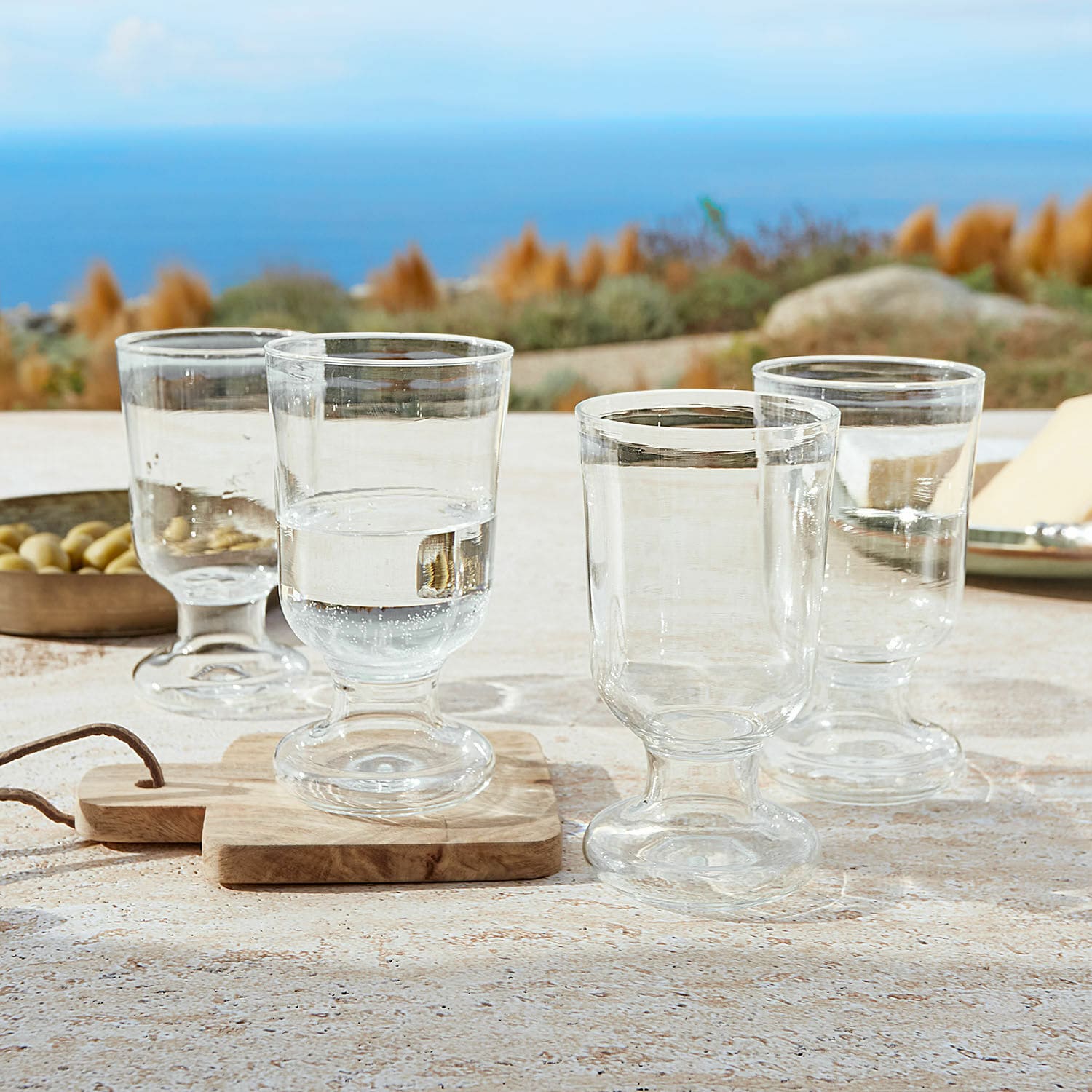 Lot de 4 verres Yvoncourt