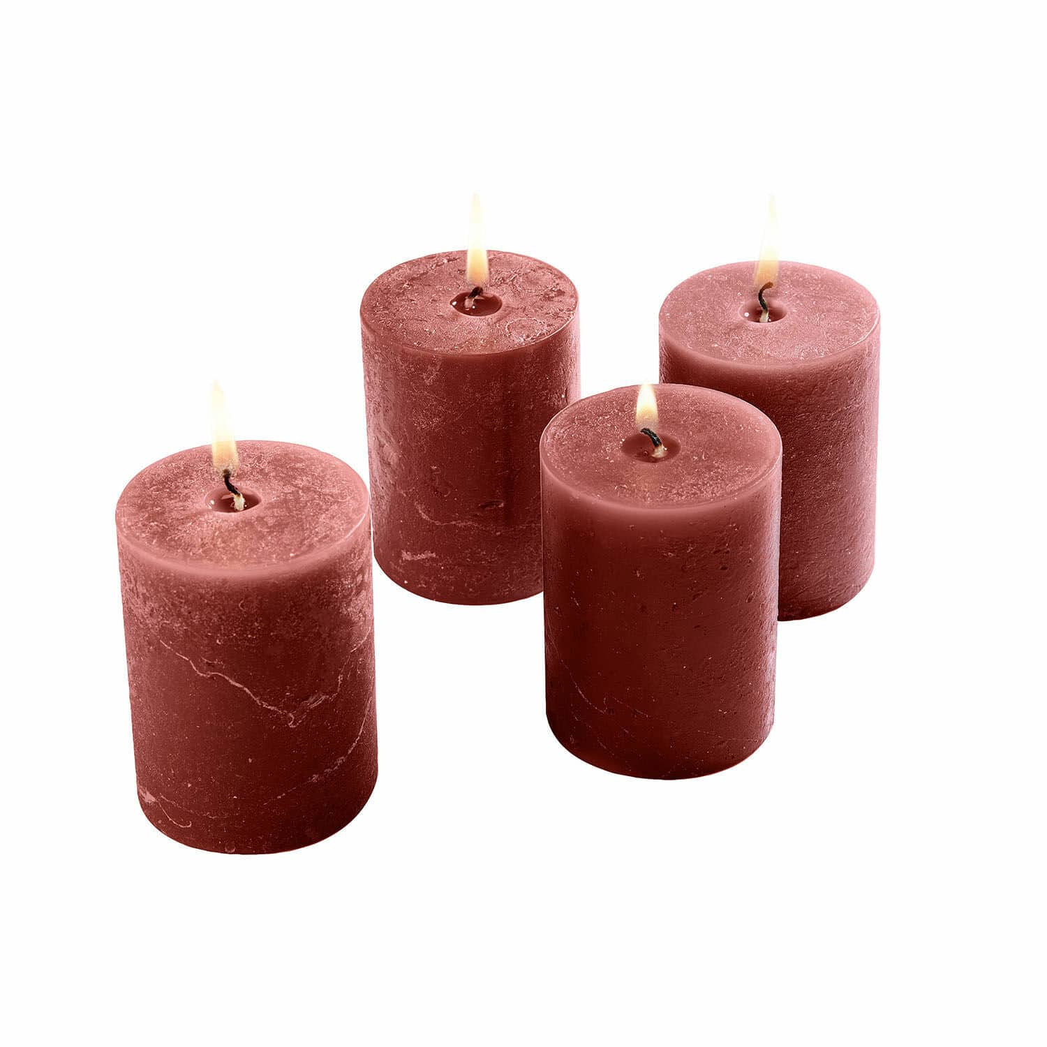 Lot de 4 bougies Virrans