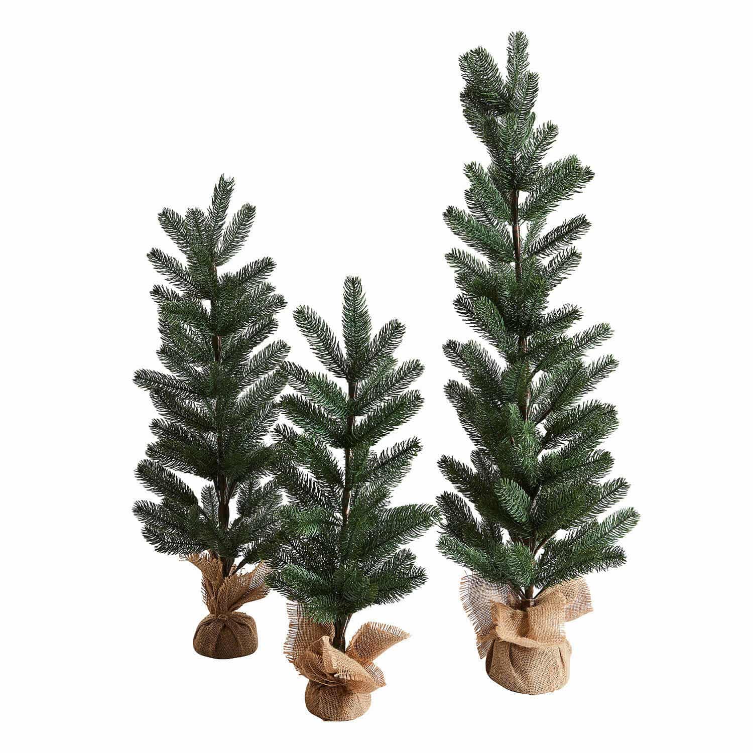 Lot de 3 arbres décoratifs Merpins