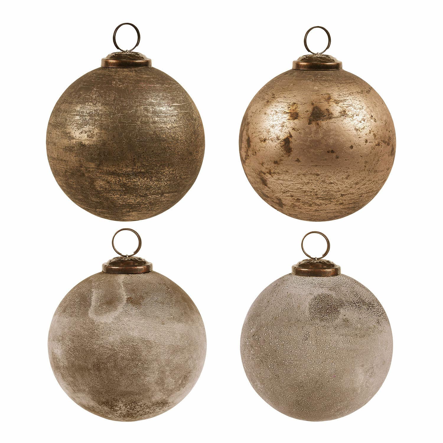 Lot de 4 boules de Noël Ophraine