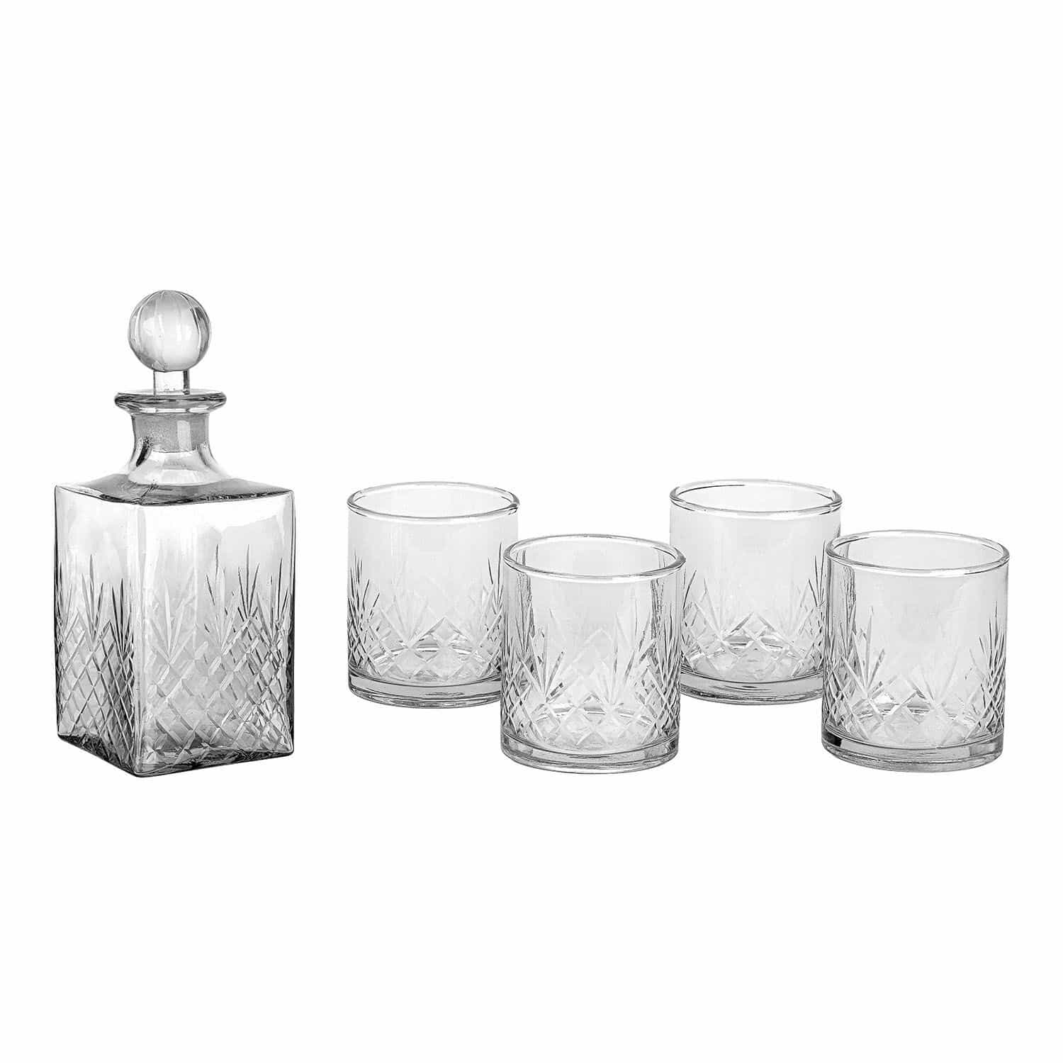 Carafe et lot de 4 verres Kerrington