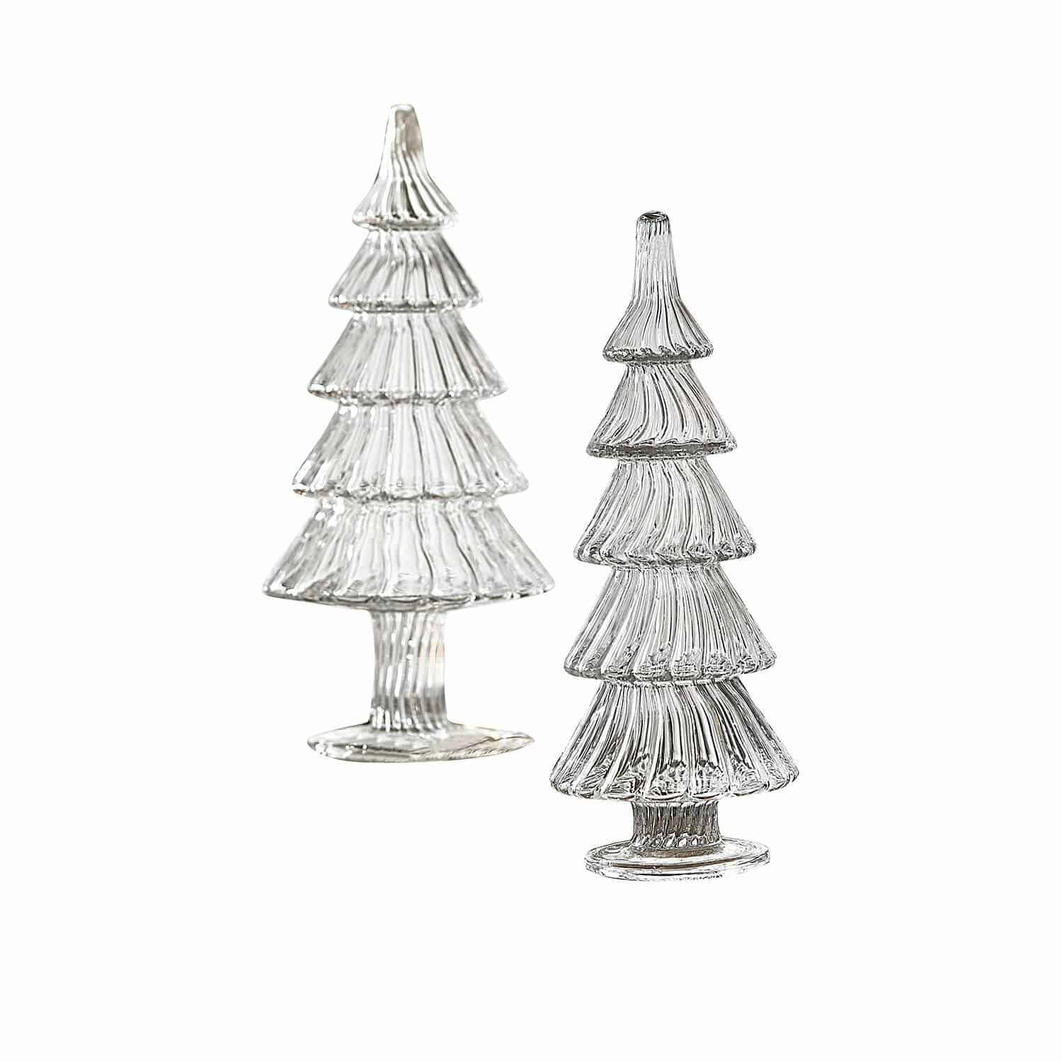 Lot de 2 sapins décoratifs Girondelle