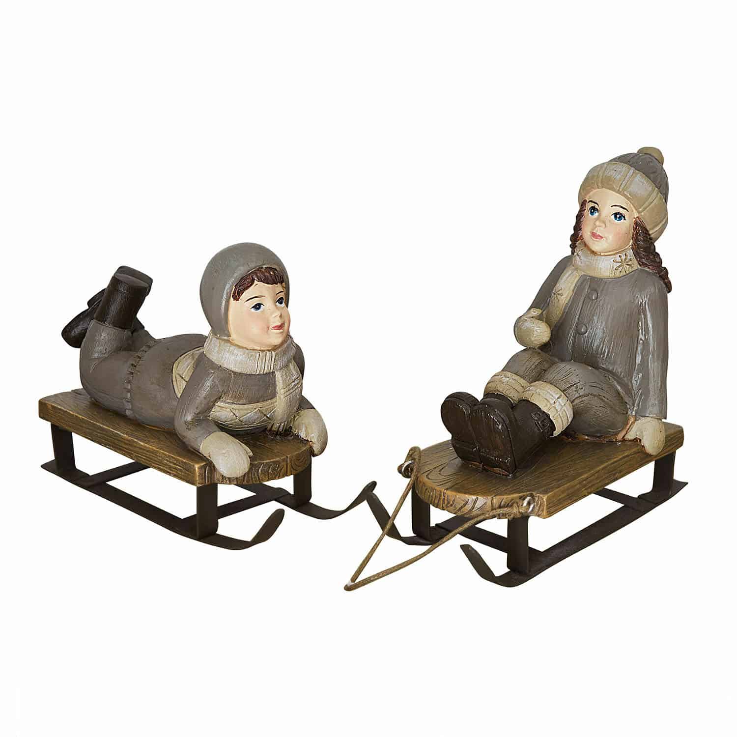 Lot de 2 figurines décoratives Xavienne