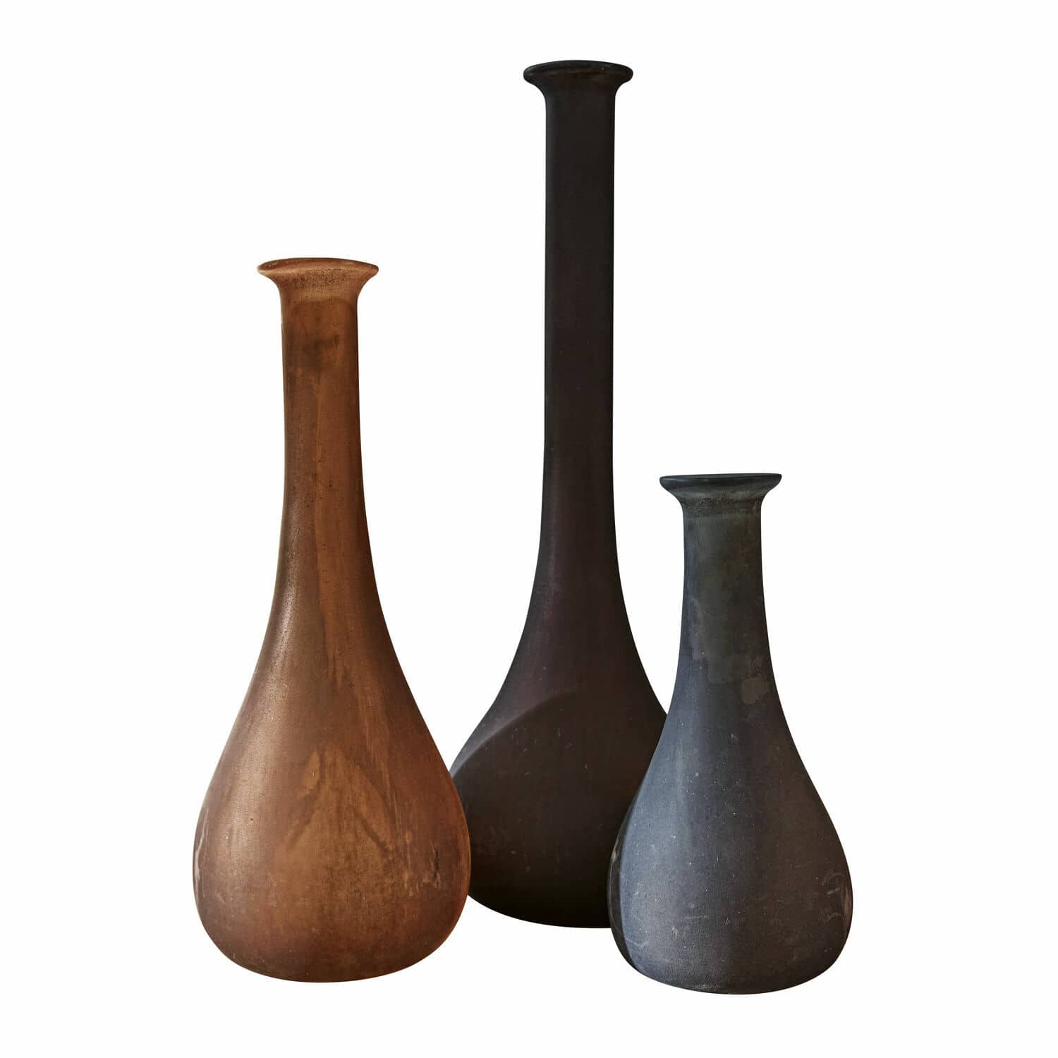 Lot de 3 vases Brethon