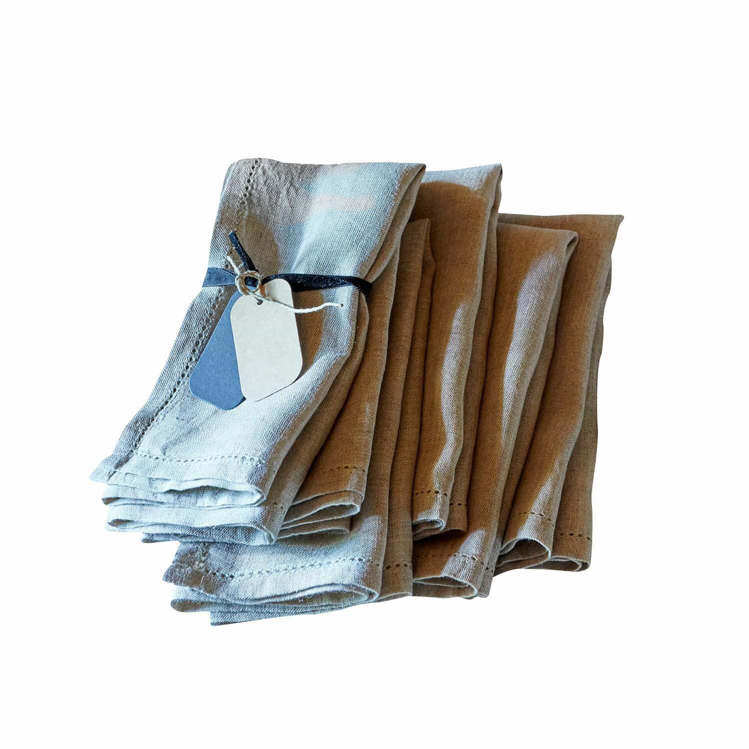 Lot de 6 serviettes de table Fibi