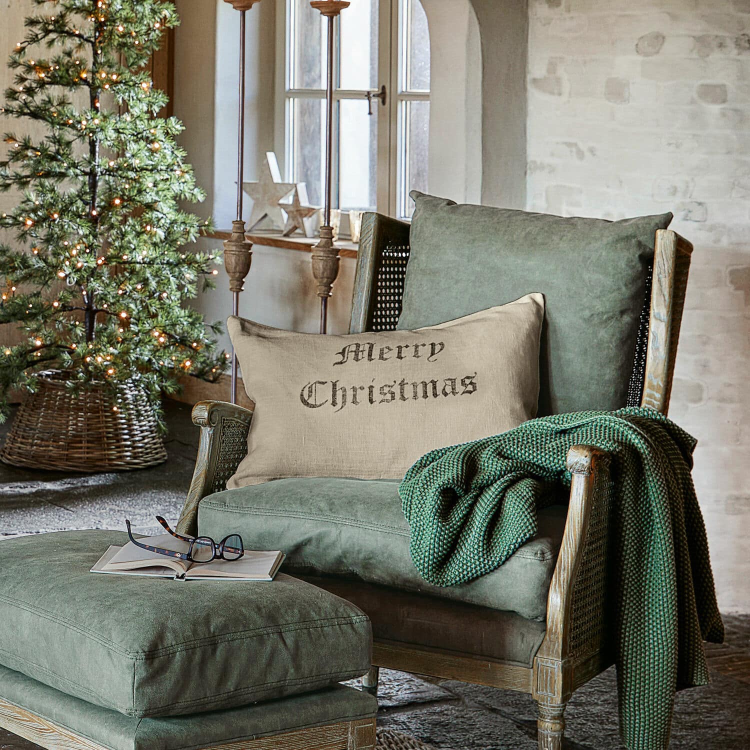 Housse de coussin Merry Christmas