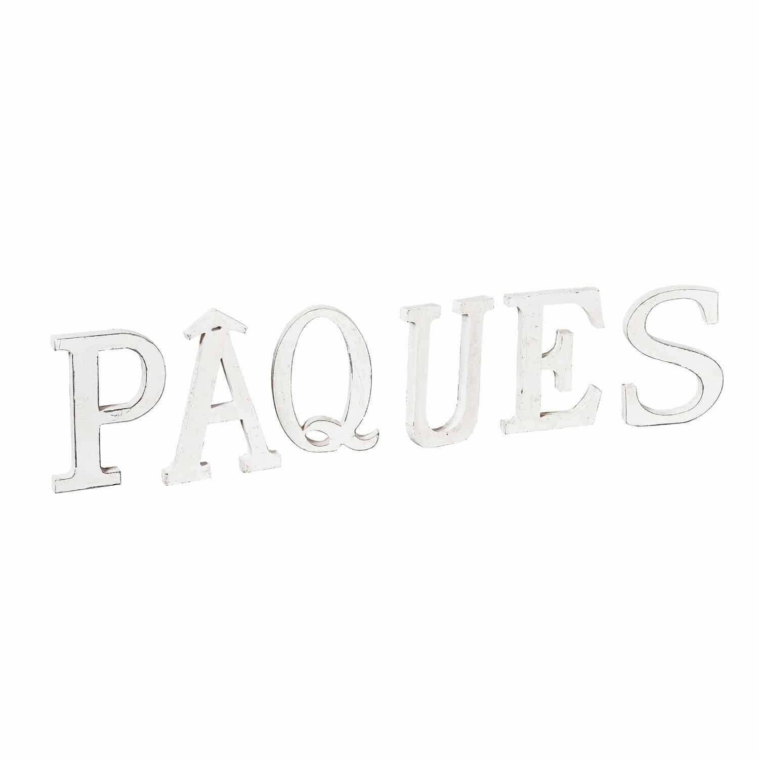 Lettres décoratives PAQUES 