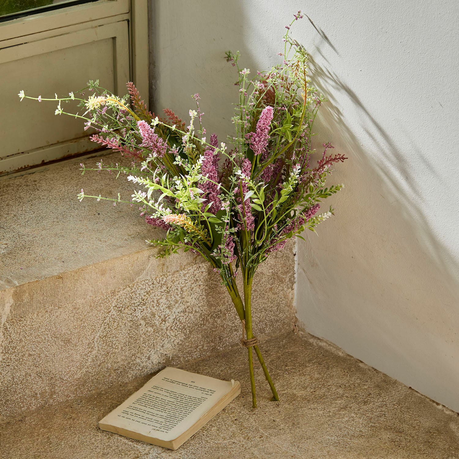 Lot de 2 bouquets de fleurs décoratives Oiselette