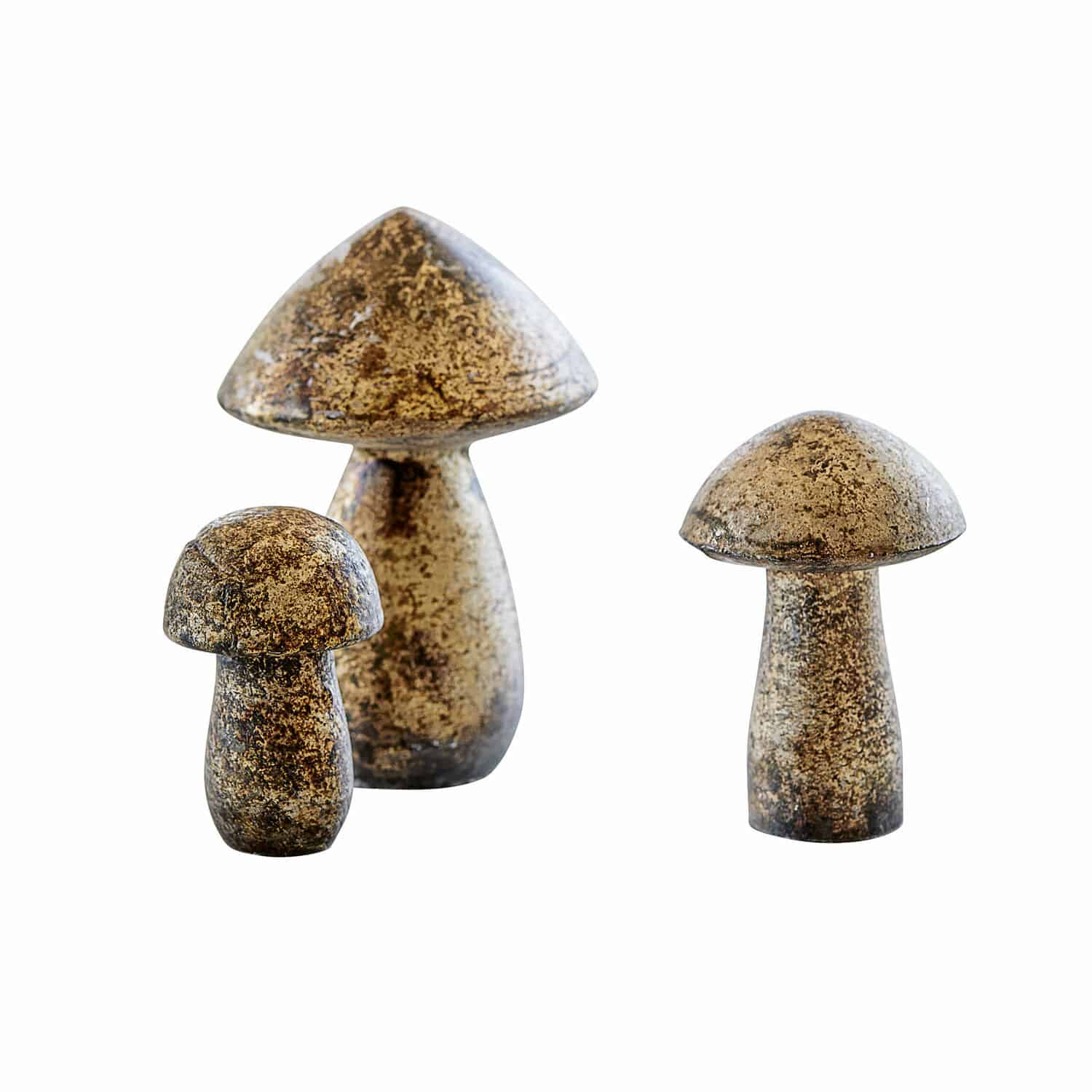 Lot de 3 champignons décoratifs Dew