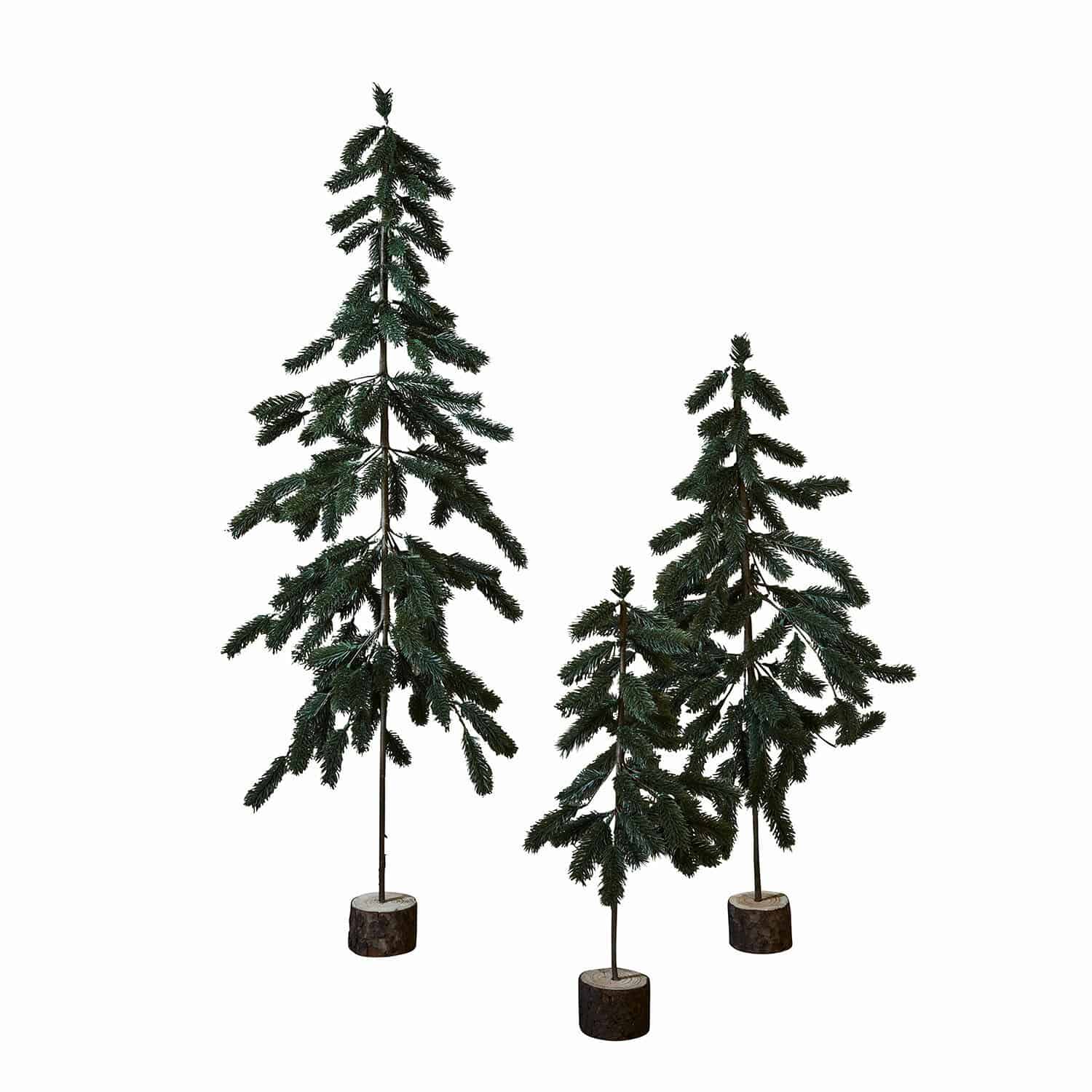 Lot de 3 sapins de Noël Lorin