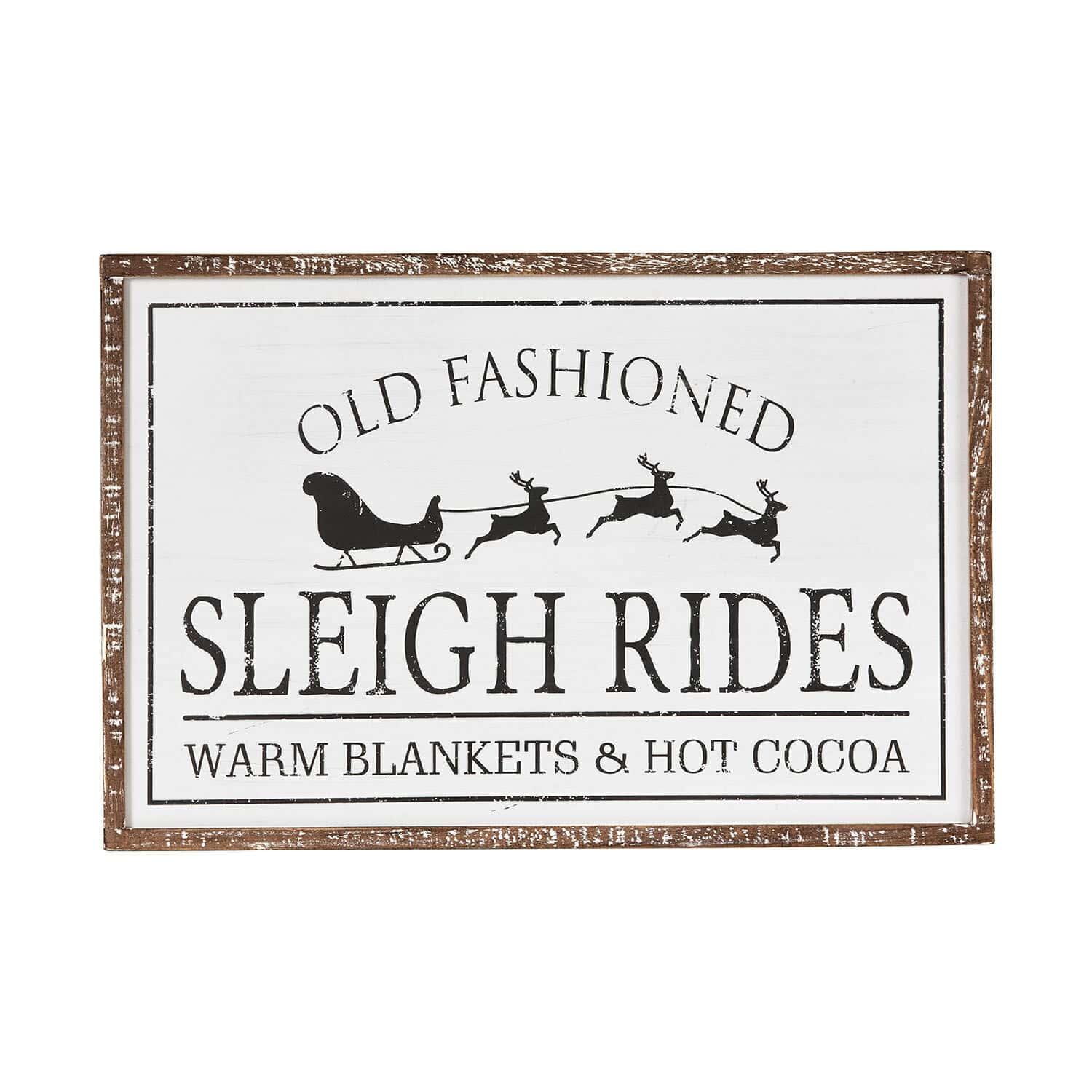 Plaque décorative Sleigh Rides