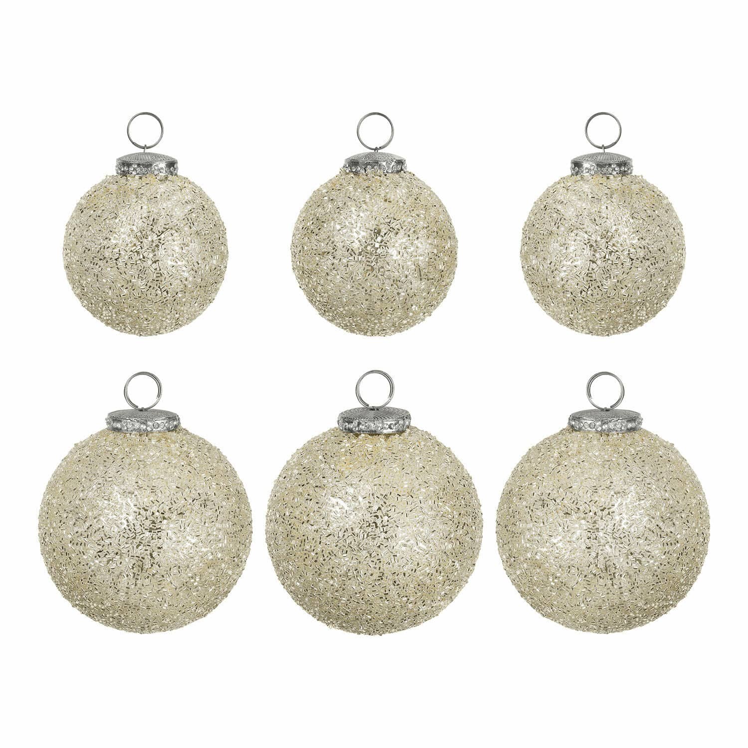 Lot de 6 boules de Noël Shariz