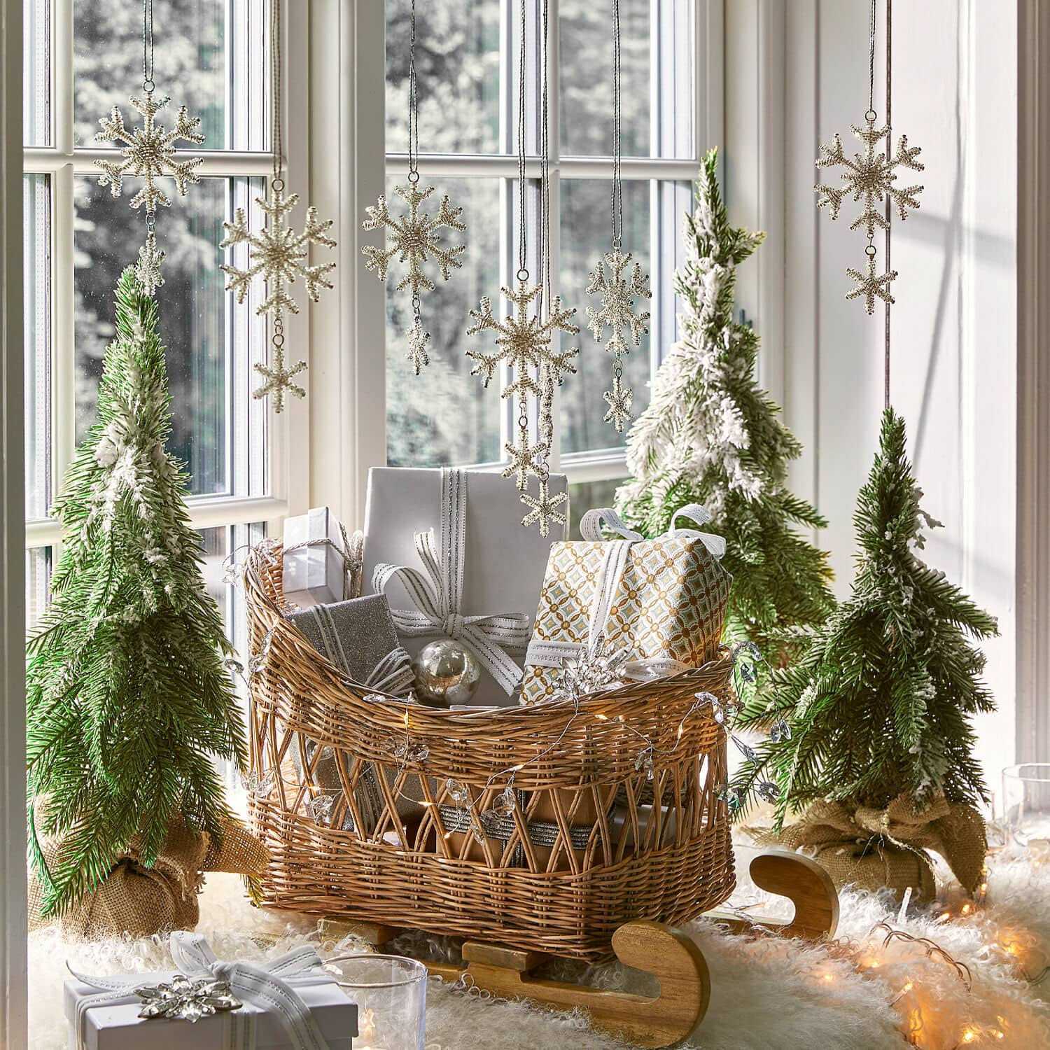 Lot de 4 décorations de Noël Kiresta