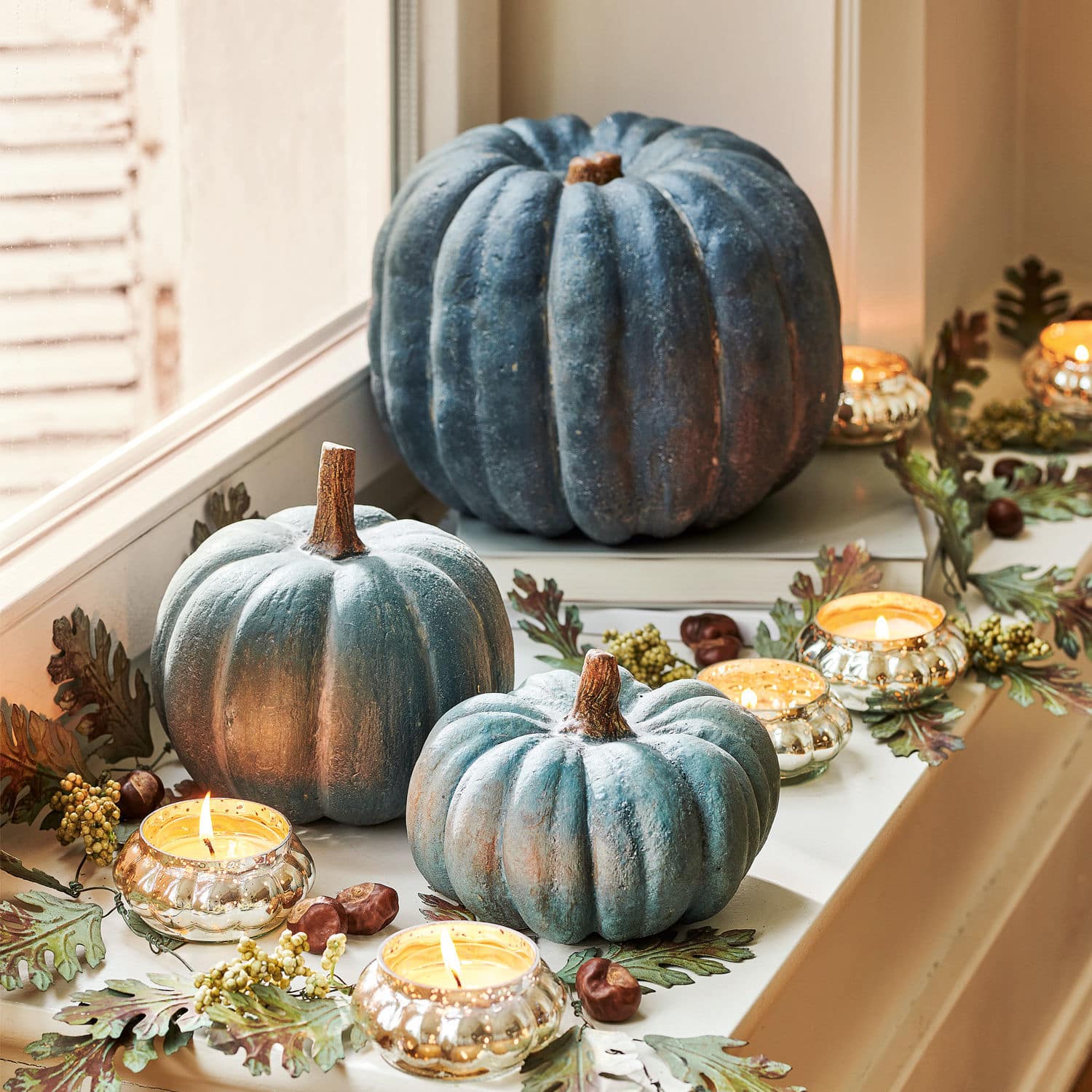 Lot de 3 citrouilles Pumpkin