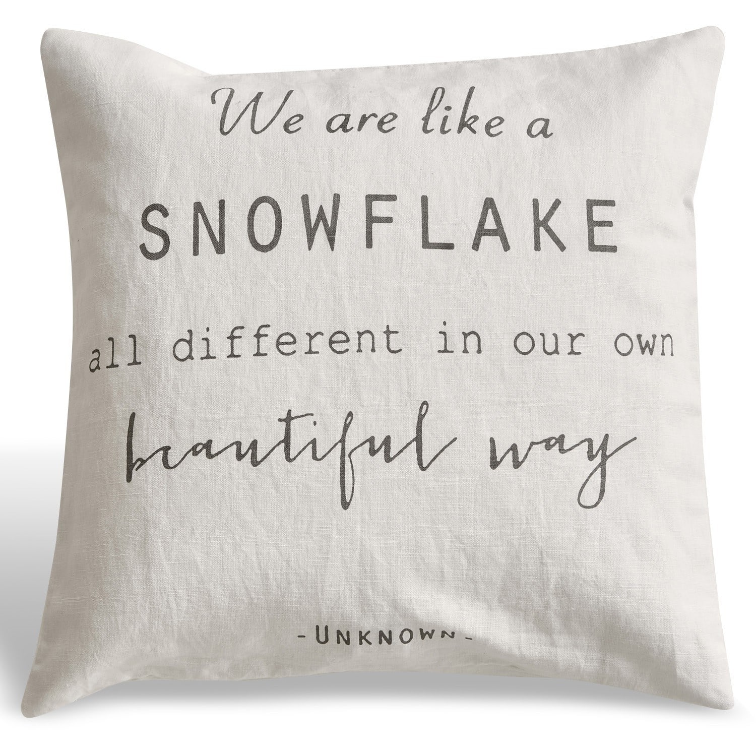 Housse de coussin Quote