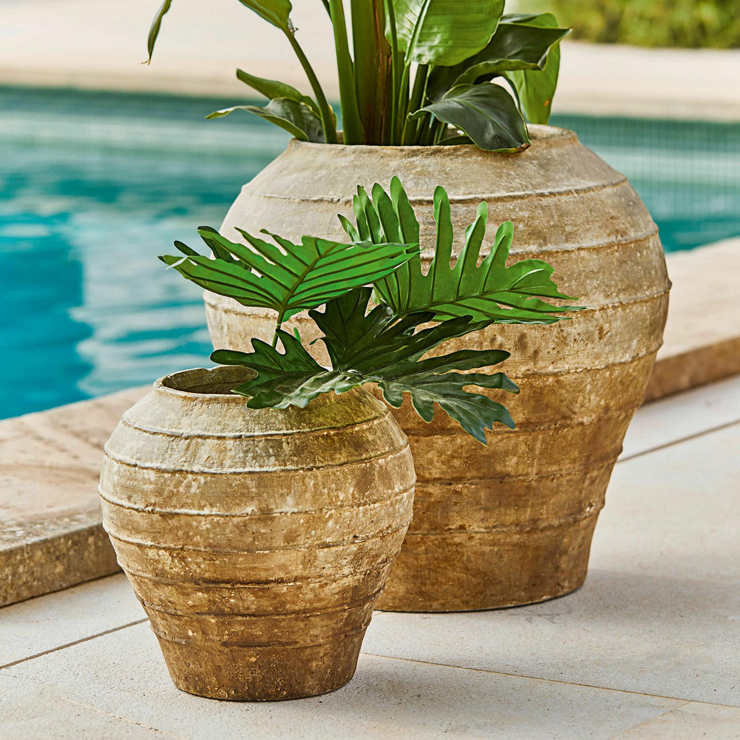 Lot de 2 cache-pots Sandis