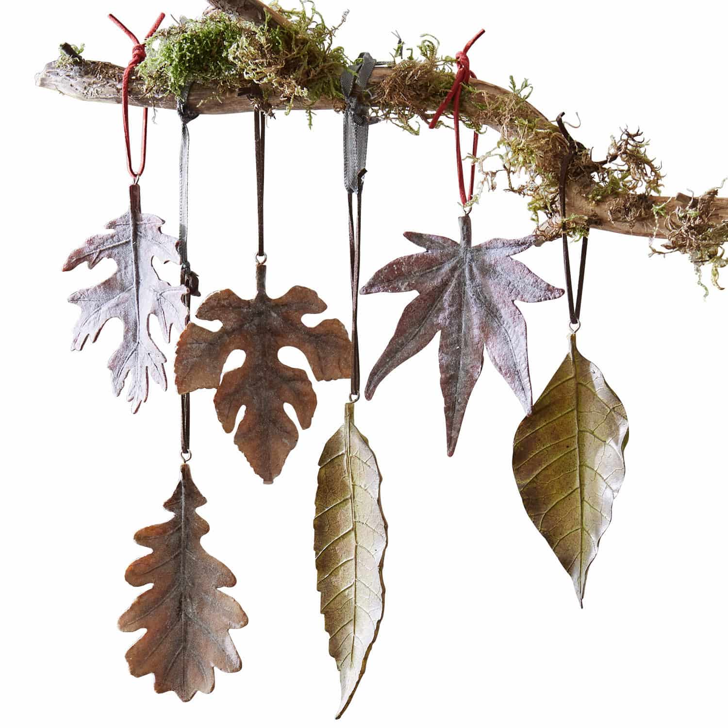 Lot de 6 feuilles décoratives Merel