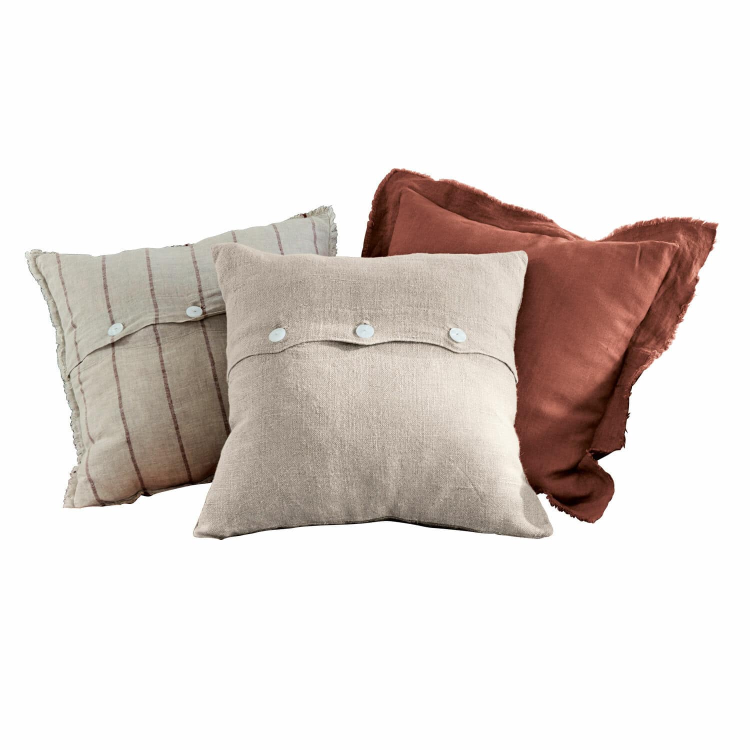 Lot de 3 housses de coussins Florentin