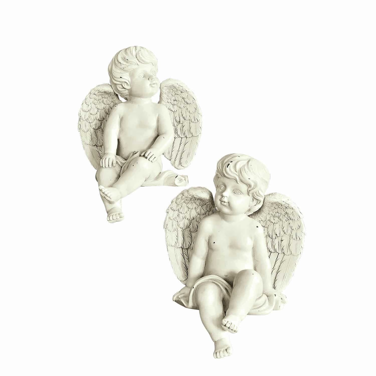 Lot de 2 anges décoratifs Starlight