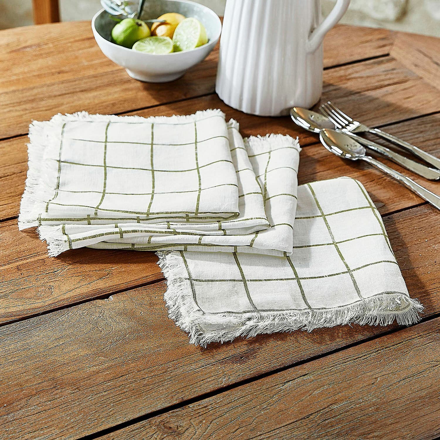 Lot de 4 serviettes de table Klivento