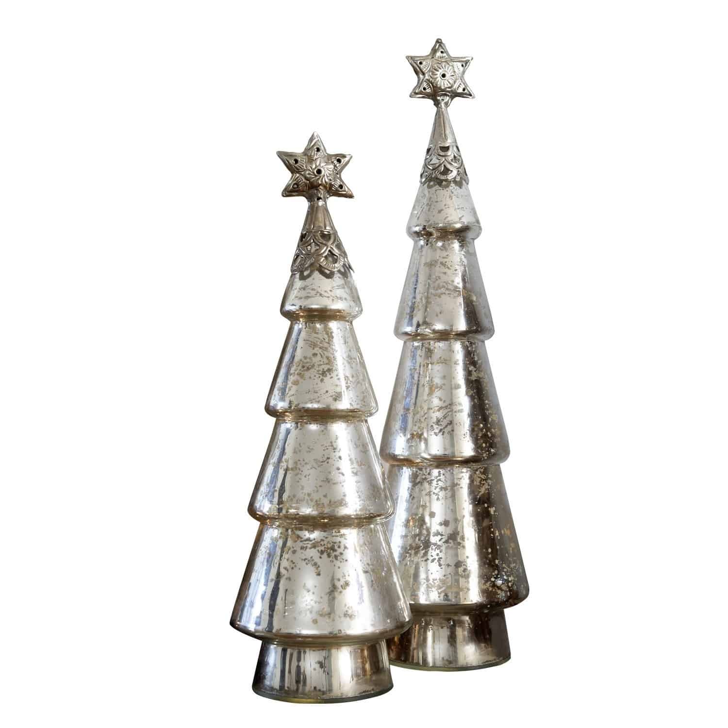 Lot de 2 sapins décoratifs Thibaut