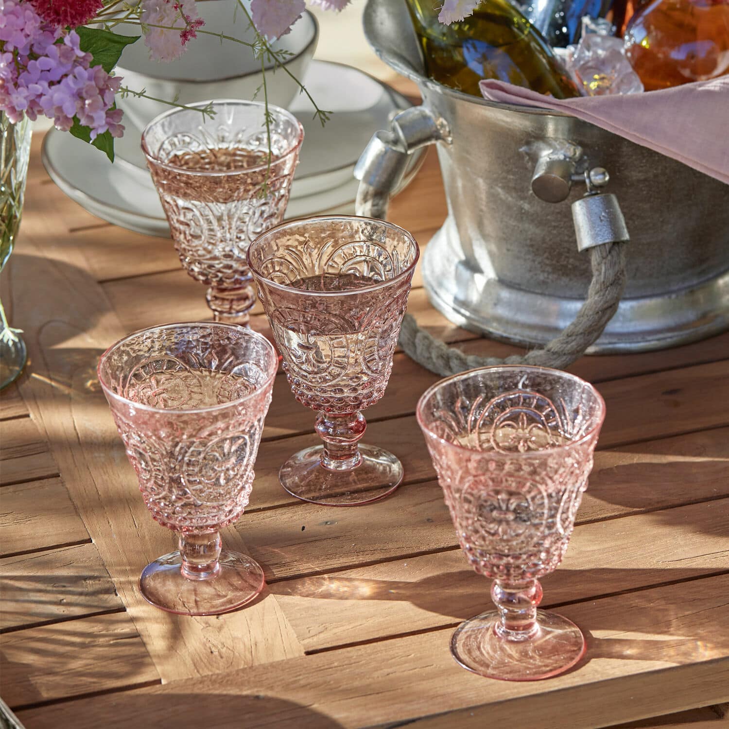 Lot de 4 verres à vin Sarton