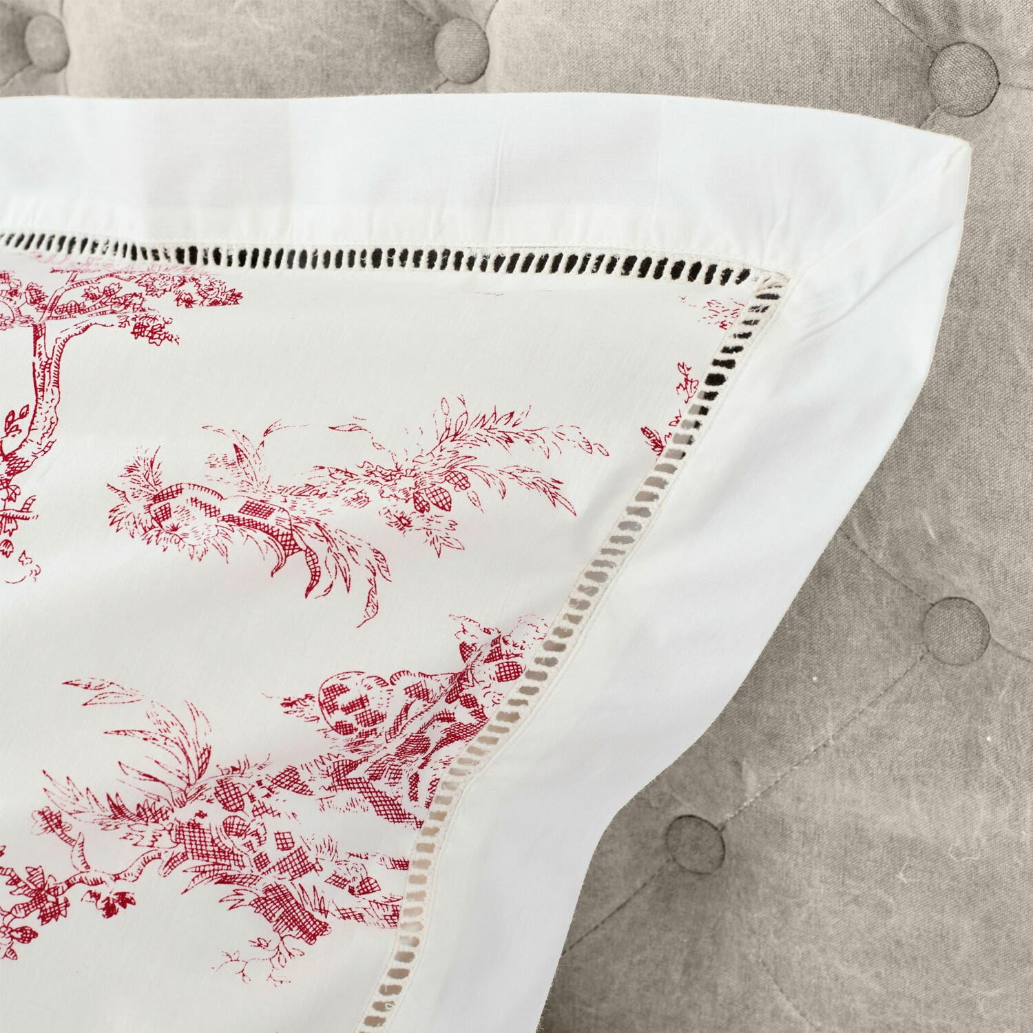 Parure de lit Toile rouge