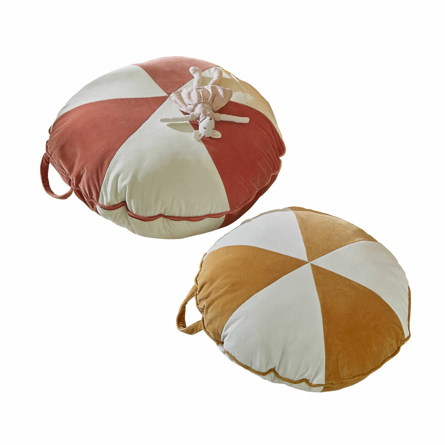 Lot de 2 poufs Méreval