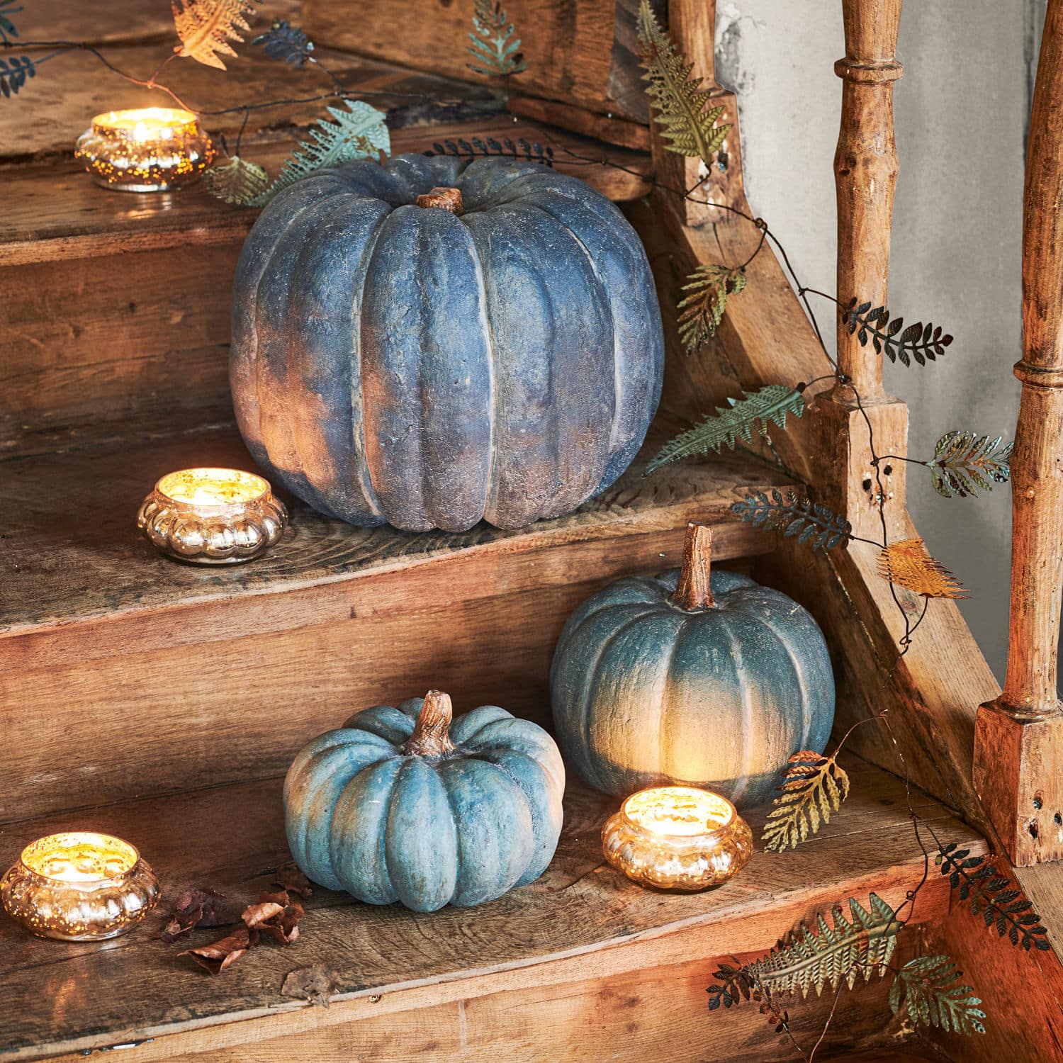 Lot de 3 citrouilles Pumpkin