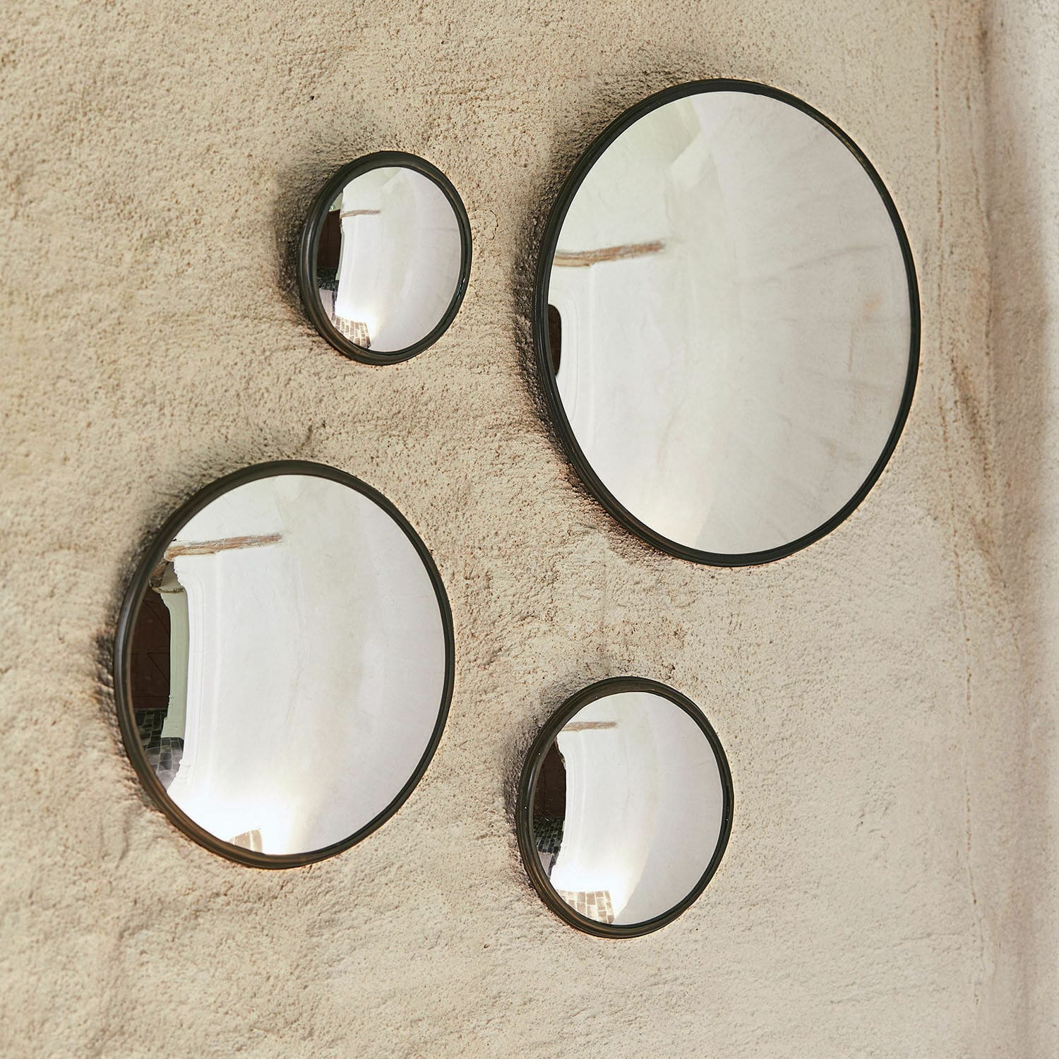 Lot de 4 miroirs Dunblane