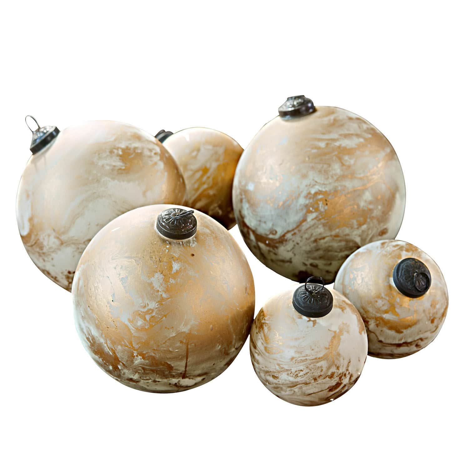 Lot de 6 boules de Noël Nymeria