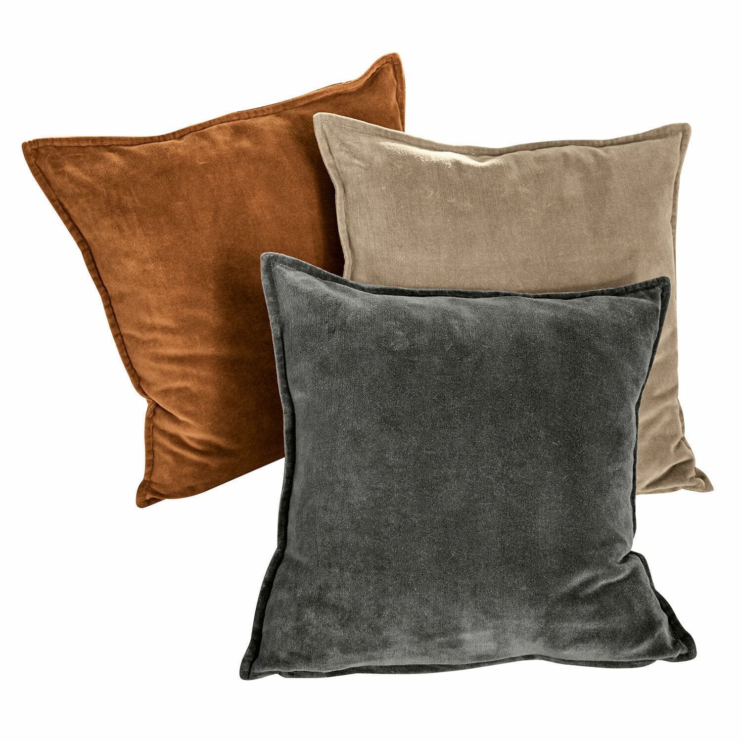 Lot de 3 housses de coussins Lumeau