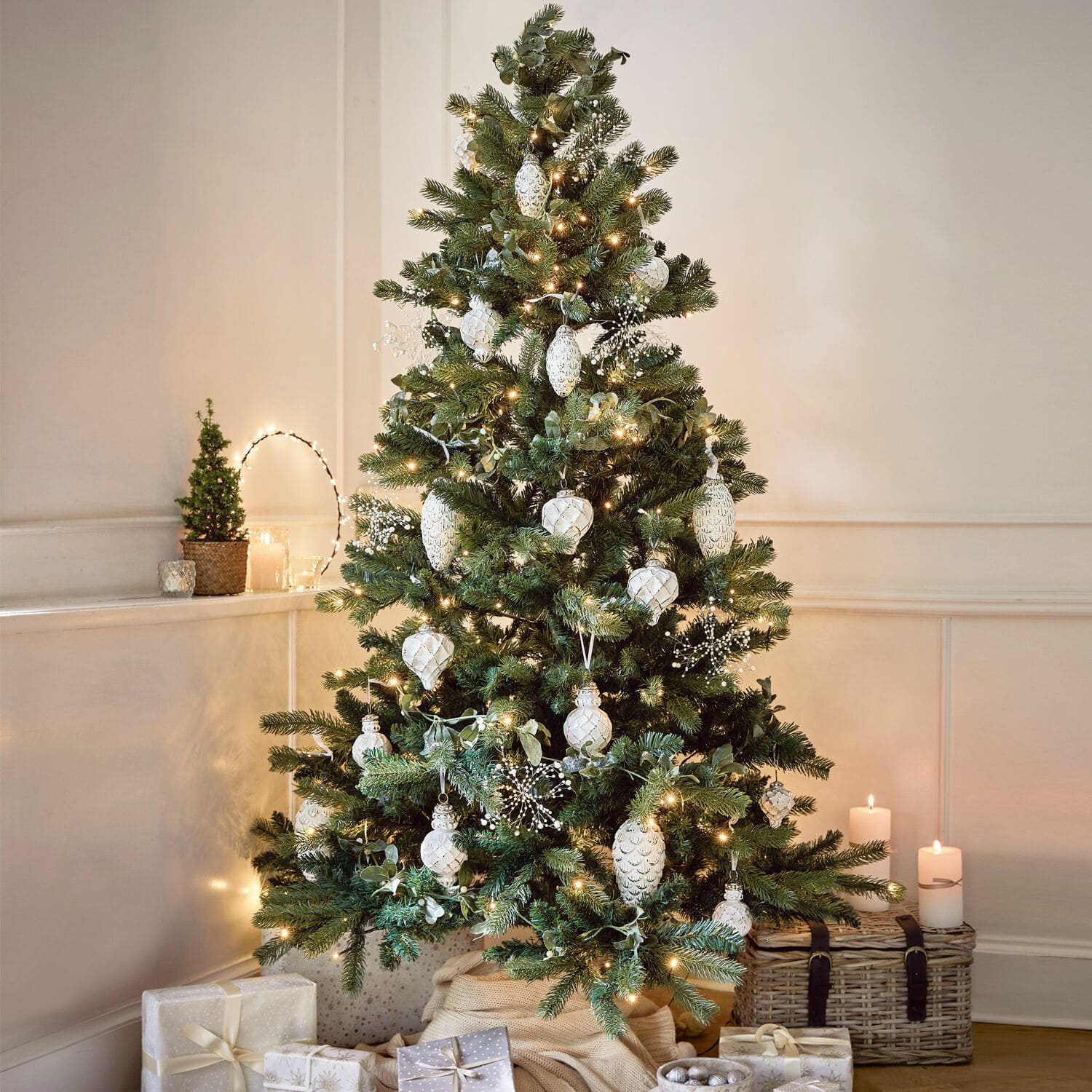 Lot de 6 décorations de Noël Éva