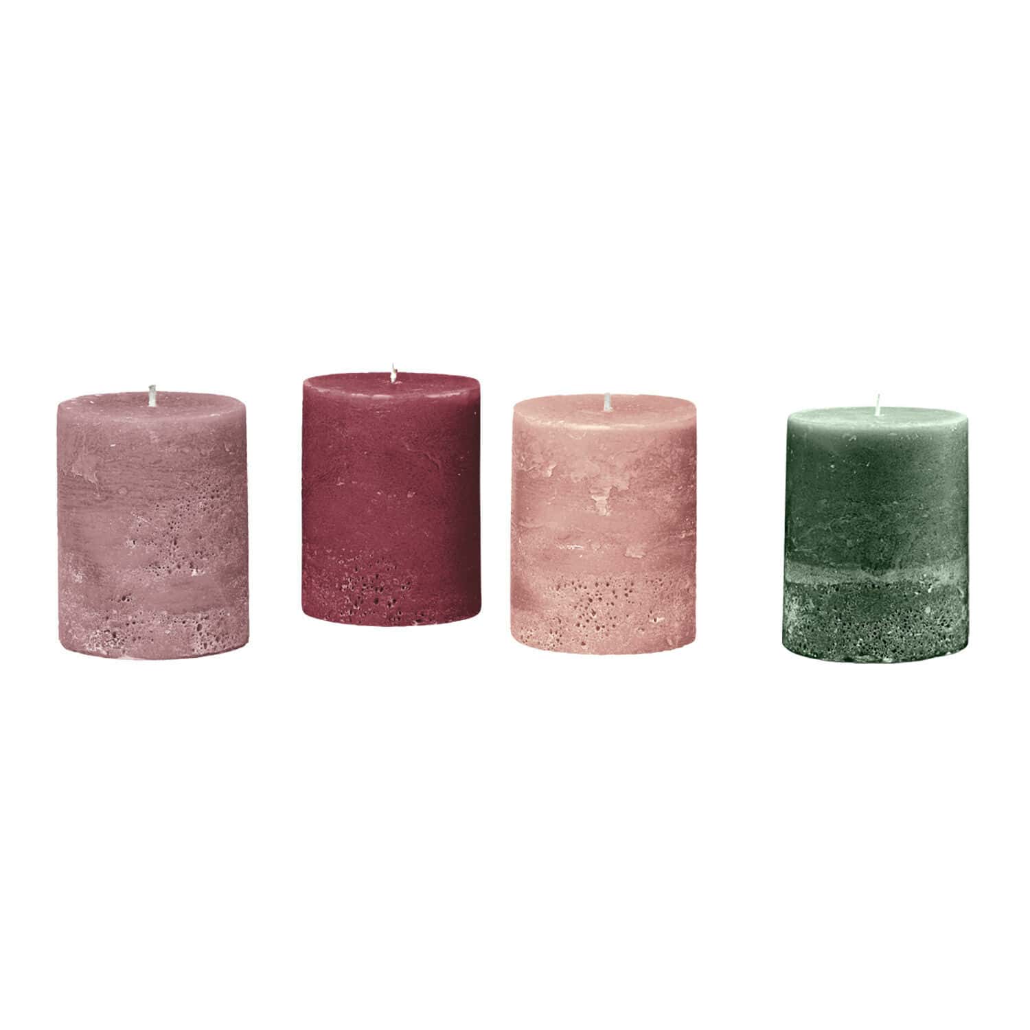 Lot de 4 bougies Virrans