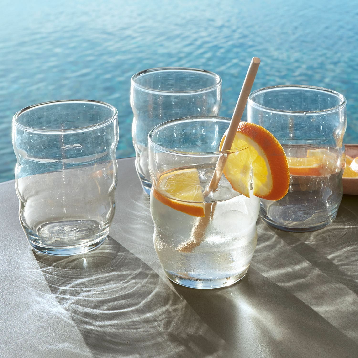 Lot de 4 verres Tournavin