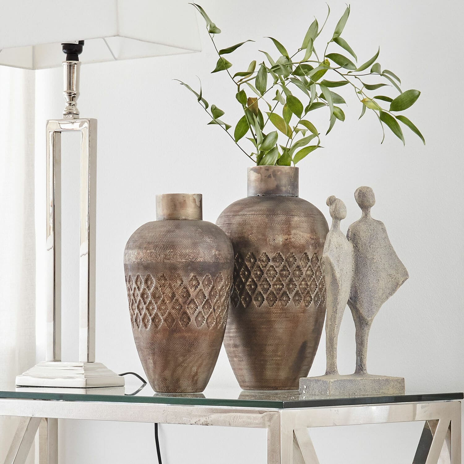 Lot de 2 vases Mattis