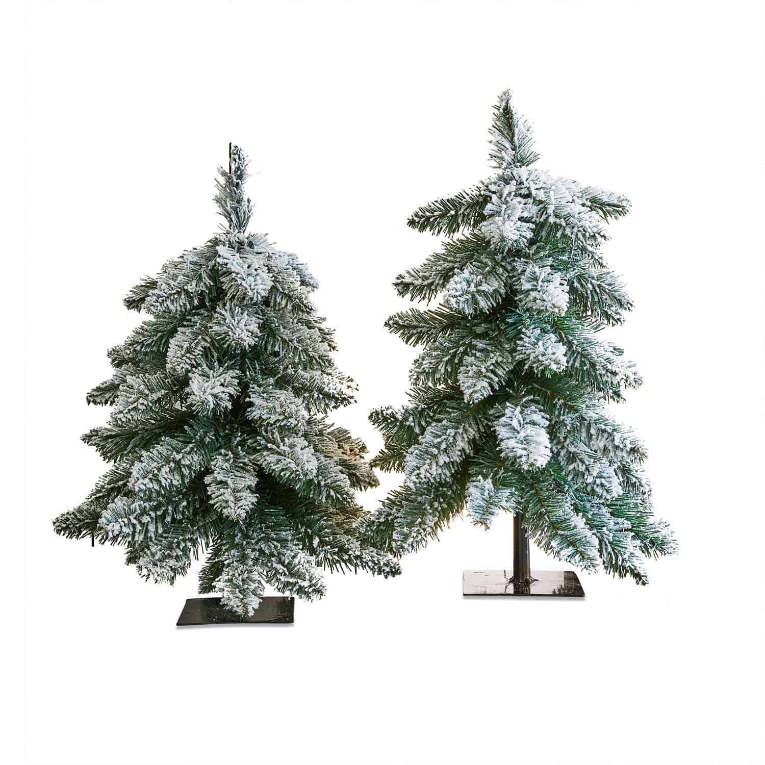 Lot de 2 sapins décoratifs Willroy