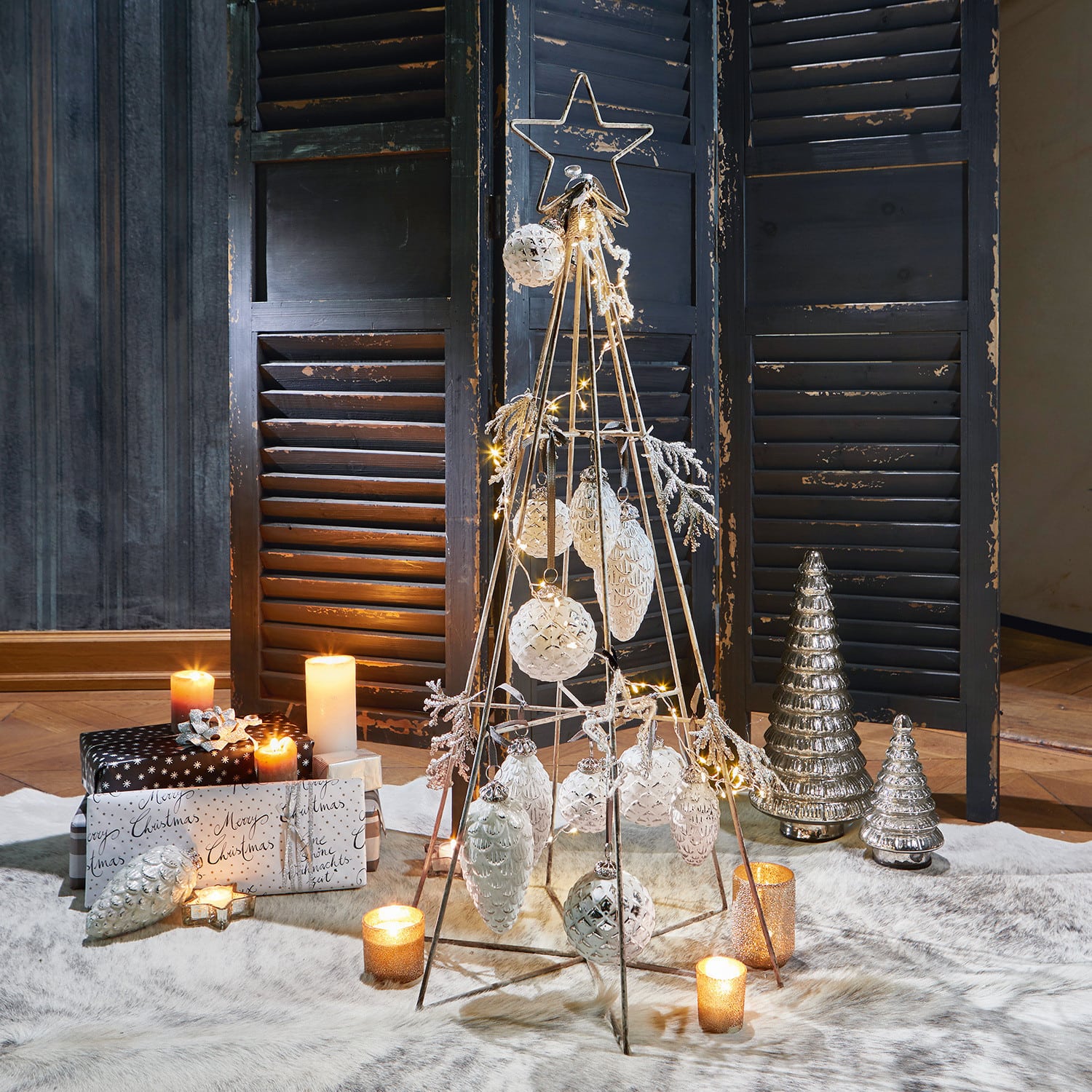 Lot de 6 décorations de Noël Éva