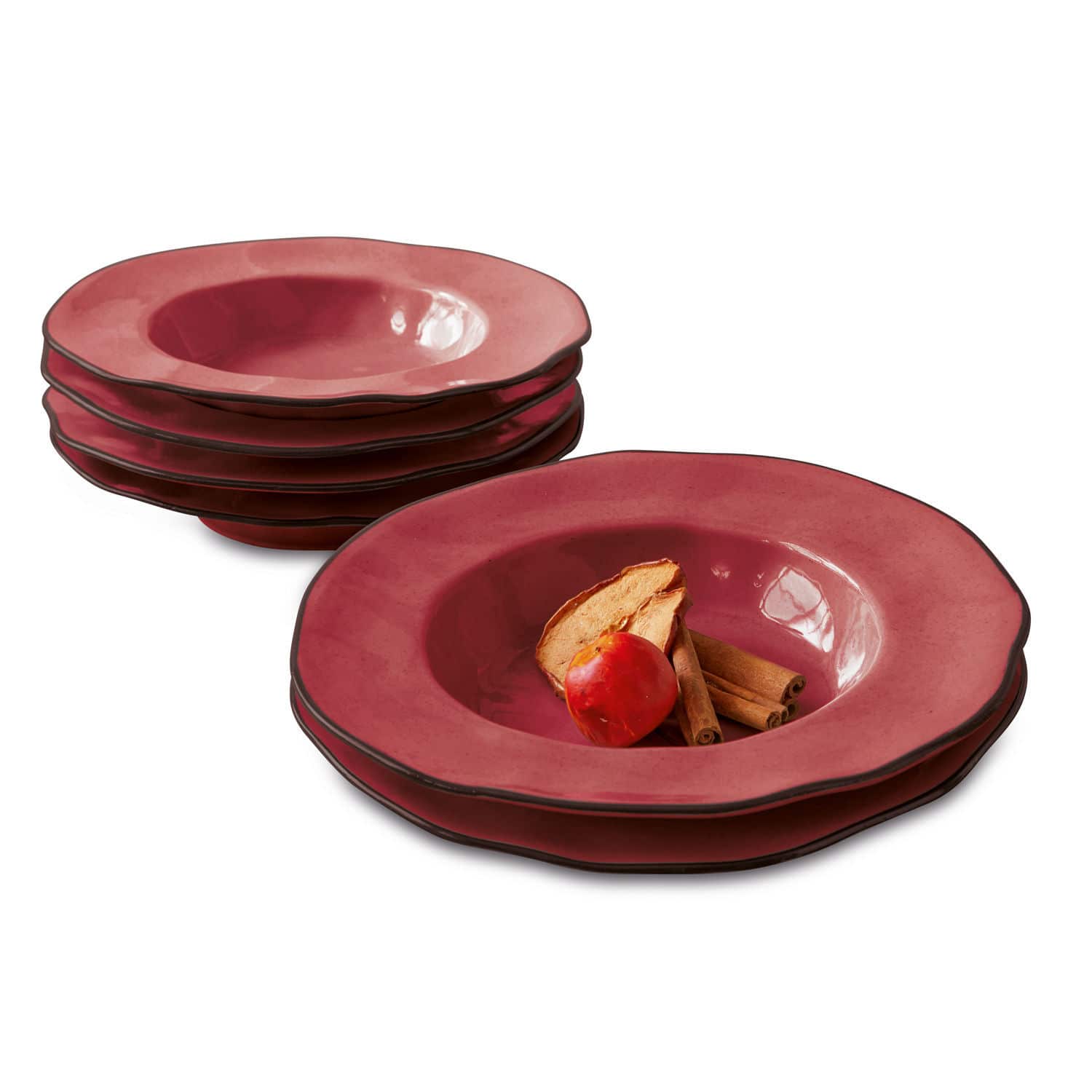 Lot de 6 assiettes creuses Biarré