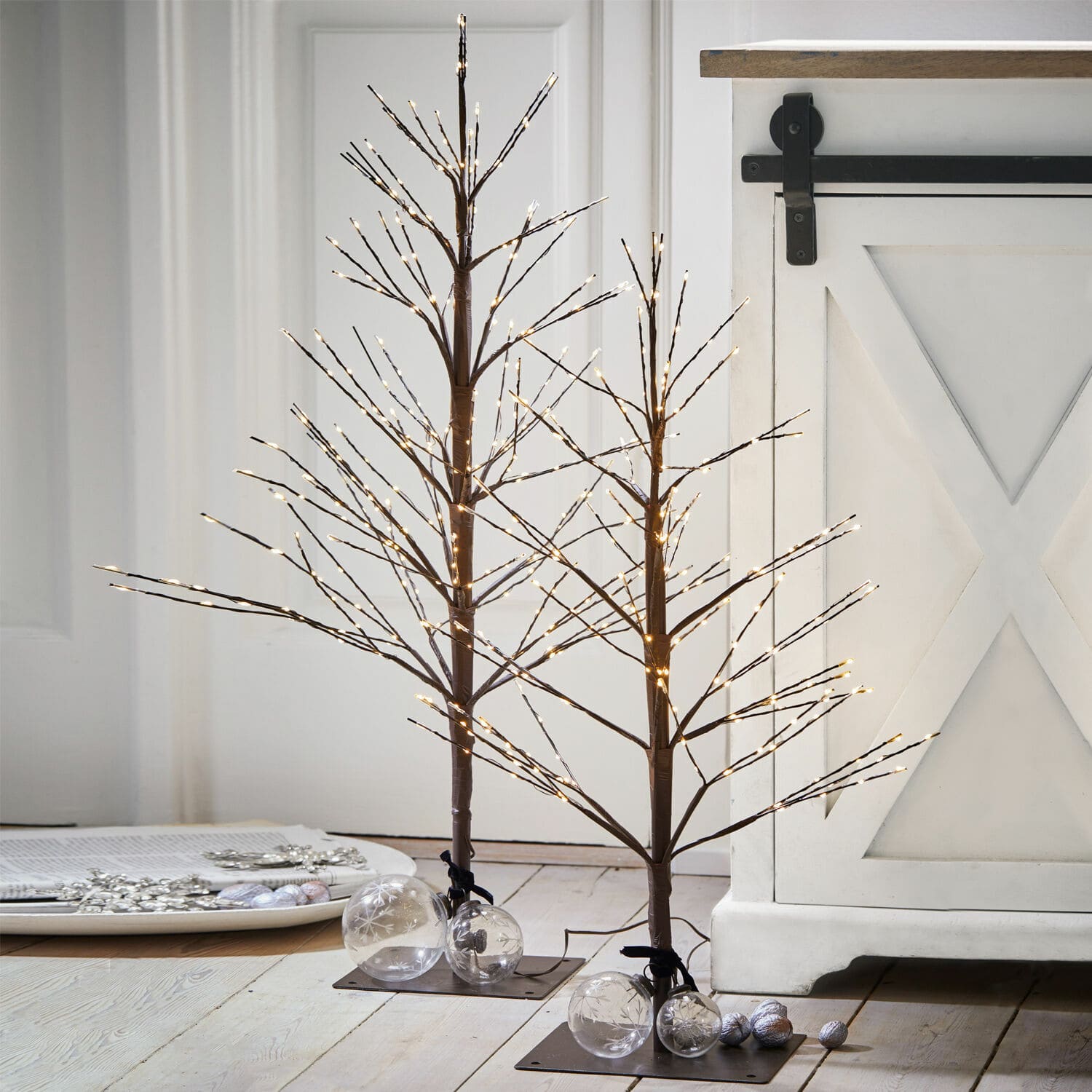 Lot de 2 sapins décoratifs Hellerud