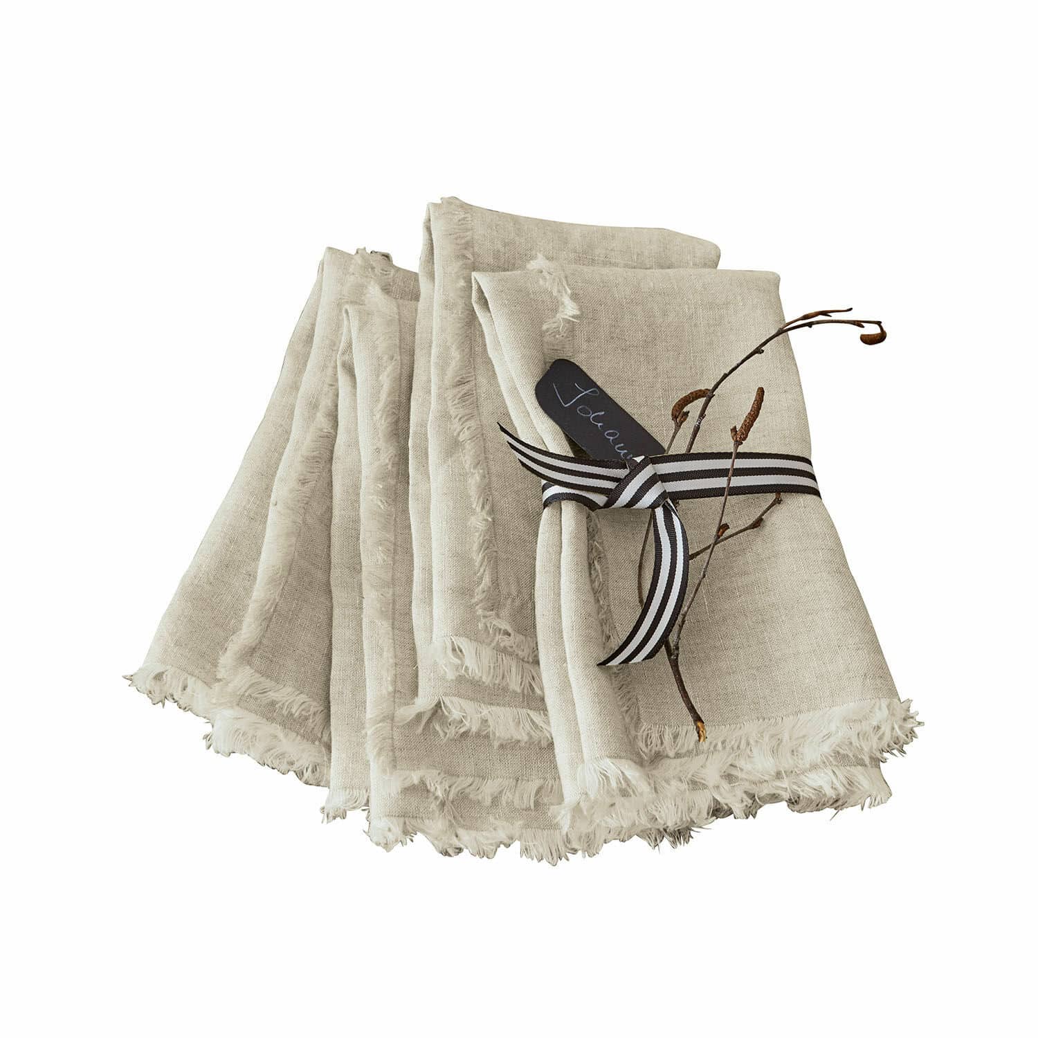 Lot de 4 serviettes de table Largo