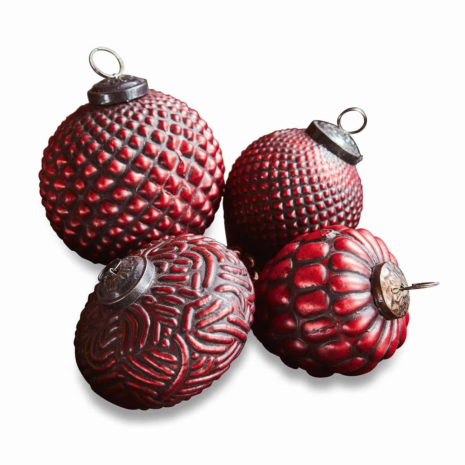 Lot de 4 boules de Noël Meyen