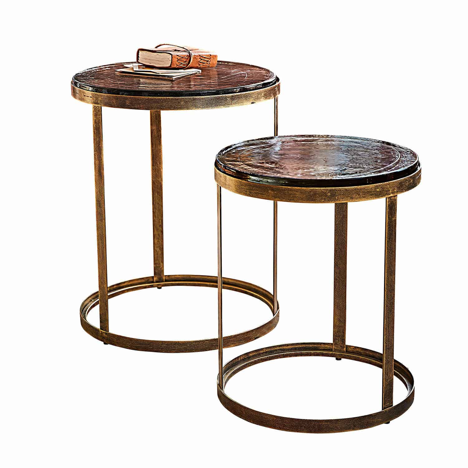 Lot de 2 tables d&#039;appoint Beautisse