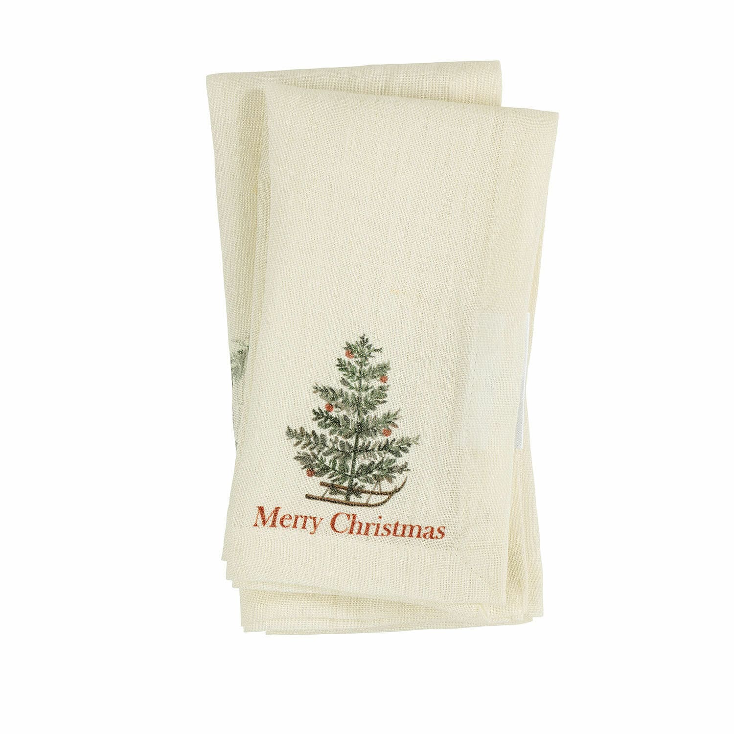 Lot de 4 serviettes Merry & Bright