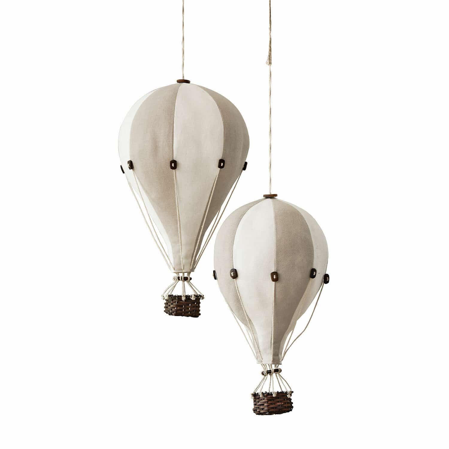 Lot de 2 montgolfières décoratives Merrybean